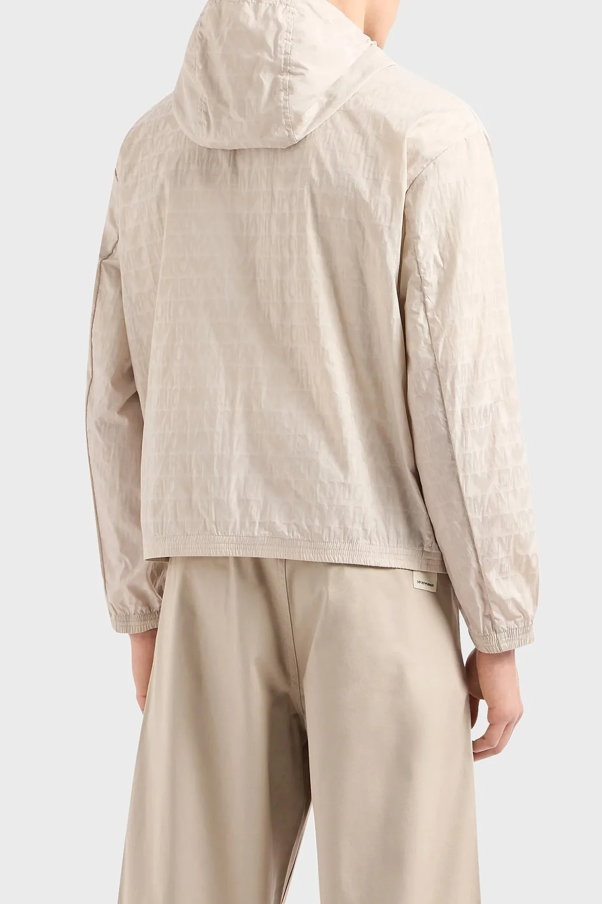 Emporio Armani Regular Fit Kapüşonlu Mevsimlik Erkek Mont 3D1BH4 1NNXZ 06G2 BEJ - 3