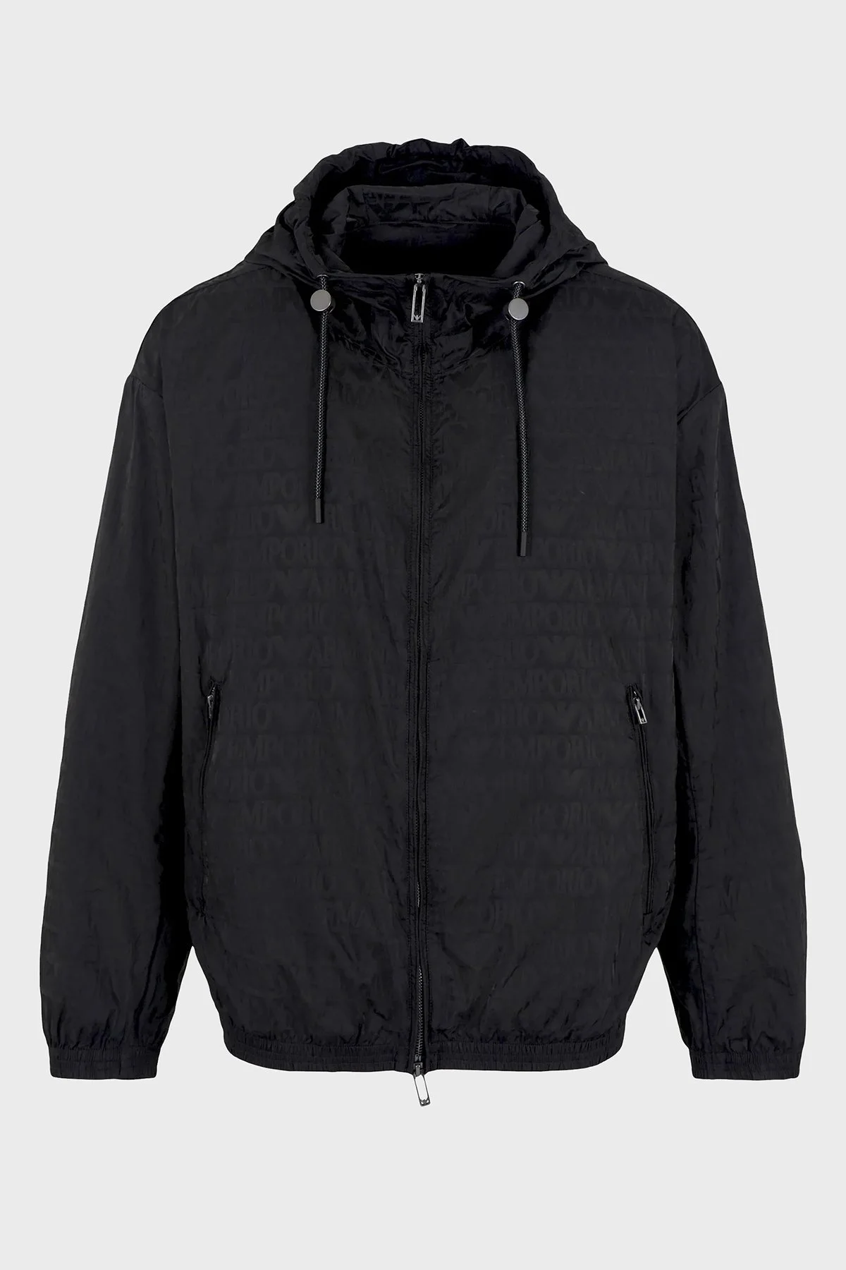 Emporio Armani Regular Fit Kapüşonlu Mevsimlik Erkek Mont 3D1BH4 1NNXZ 0999 SİYAH - 8