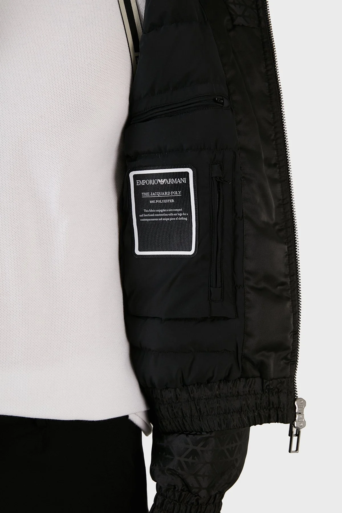 Emporio Armani Regular Fit Kapüşonlu Şişme Erkek Mont 6L1BN9 1NNGZ 0028 SİYAH - 6