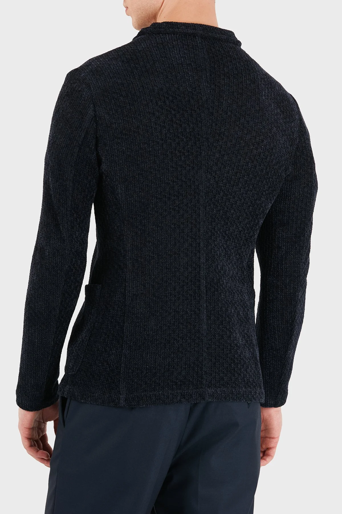 Emporio Armani Regular Fit Klasik Yaka Düğmeli Erkek Ceket EM000144 TE22966 UB109 Lacivert - 3
