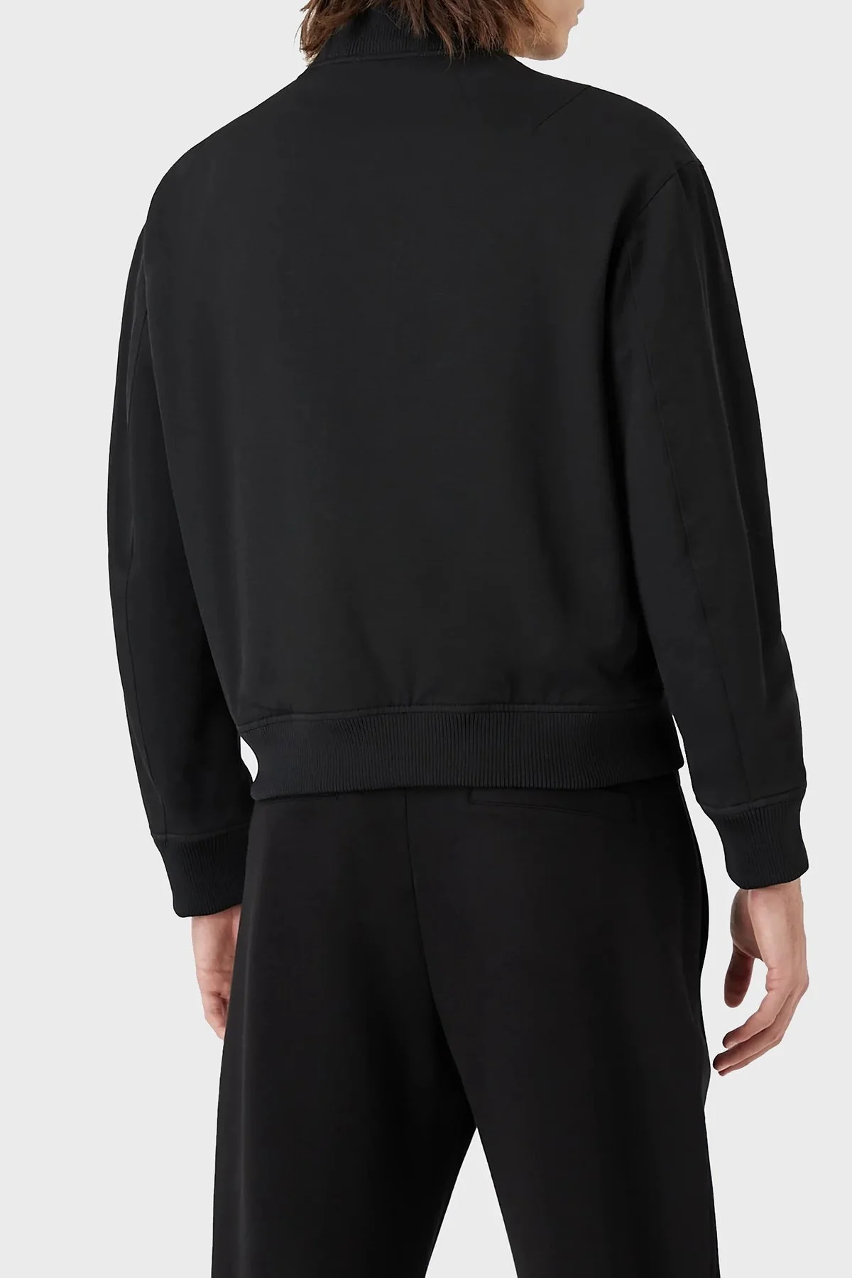 Emporio Armani Regular Fit Kolej Yaka Bomber Erkek Ceket 6L1BM2 1NKTZ 0999 SİYAH - 2