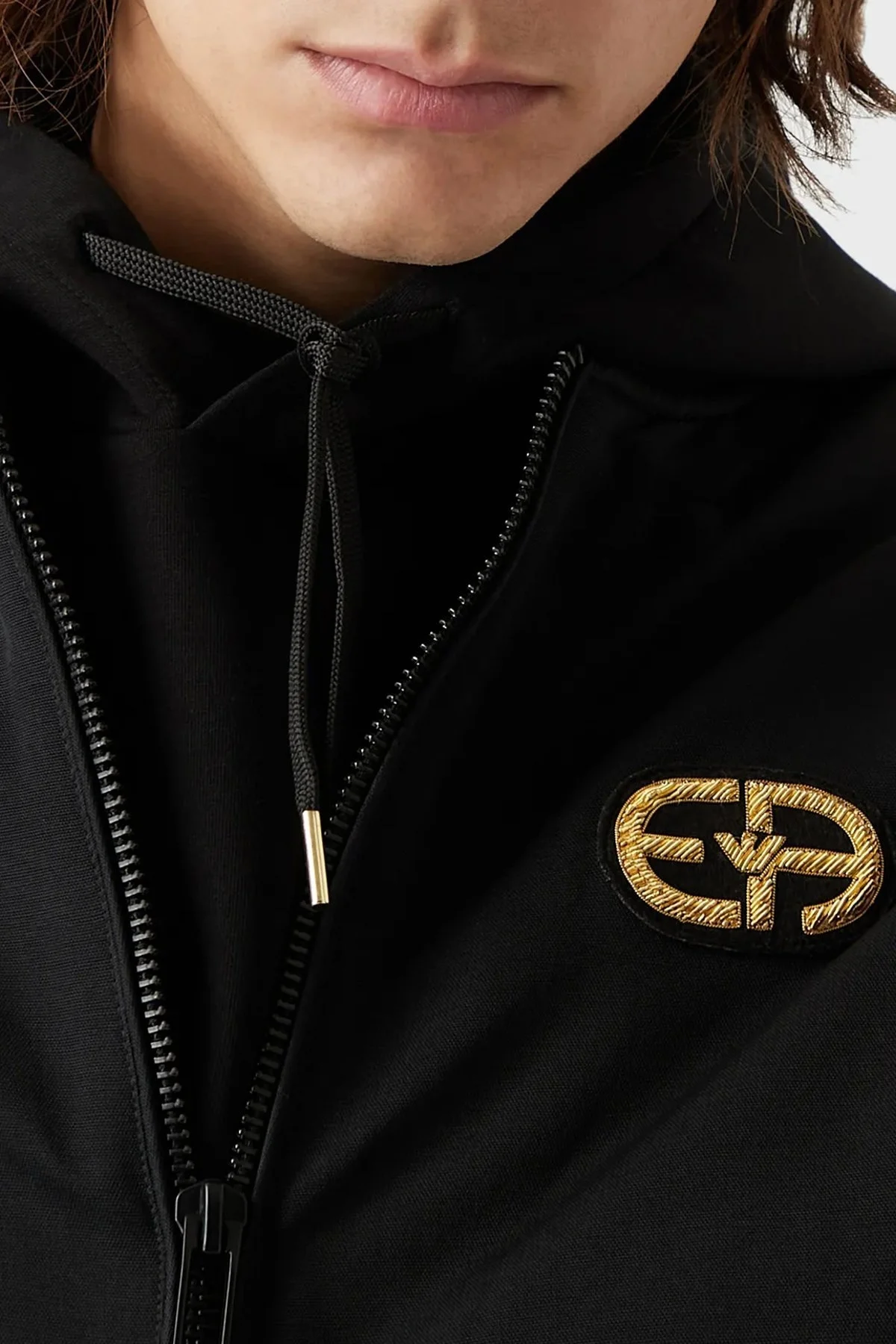 Emporio Armani Regular Fit Kolej Yaka Bomber Erkek Ceket 6L1BM2 1NKTZ 0999 SİYAH - 4