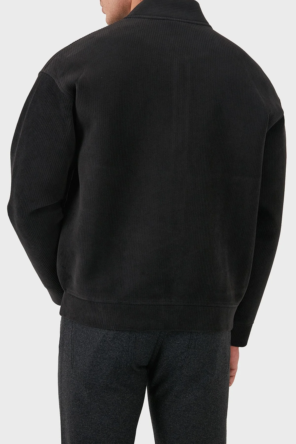 Emporio Armani Regular Fit Kolej Yaka Erkek Sweat 6D1M98 1JOWZ 0999 SİYAH - 2