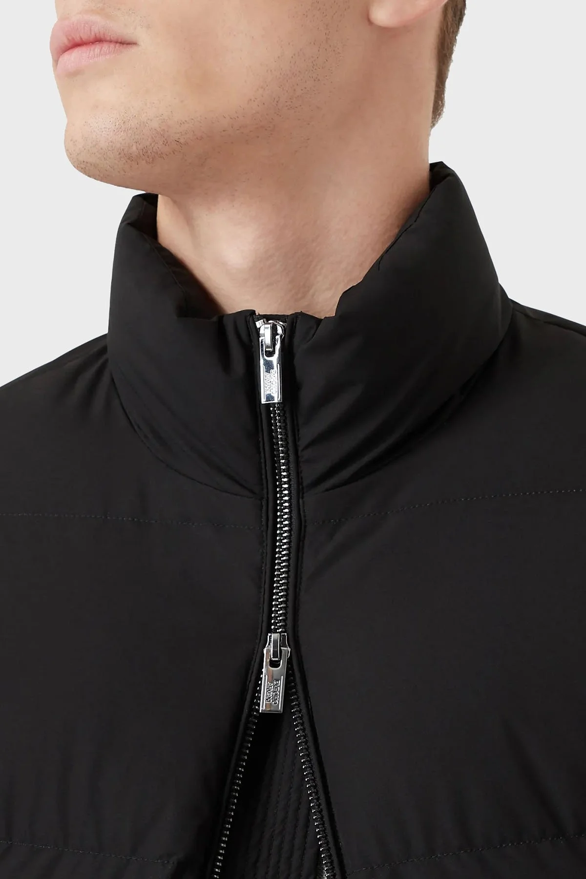 Emporio Armani Regular Fit Kuş Tüylü Erkek Mont 8N1BQ3 1NLRZ 0999 SİYAH - 4