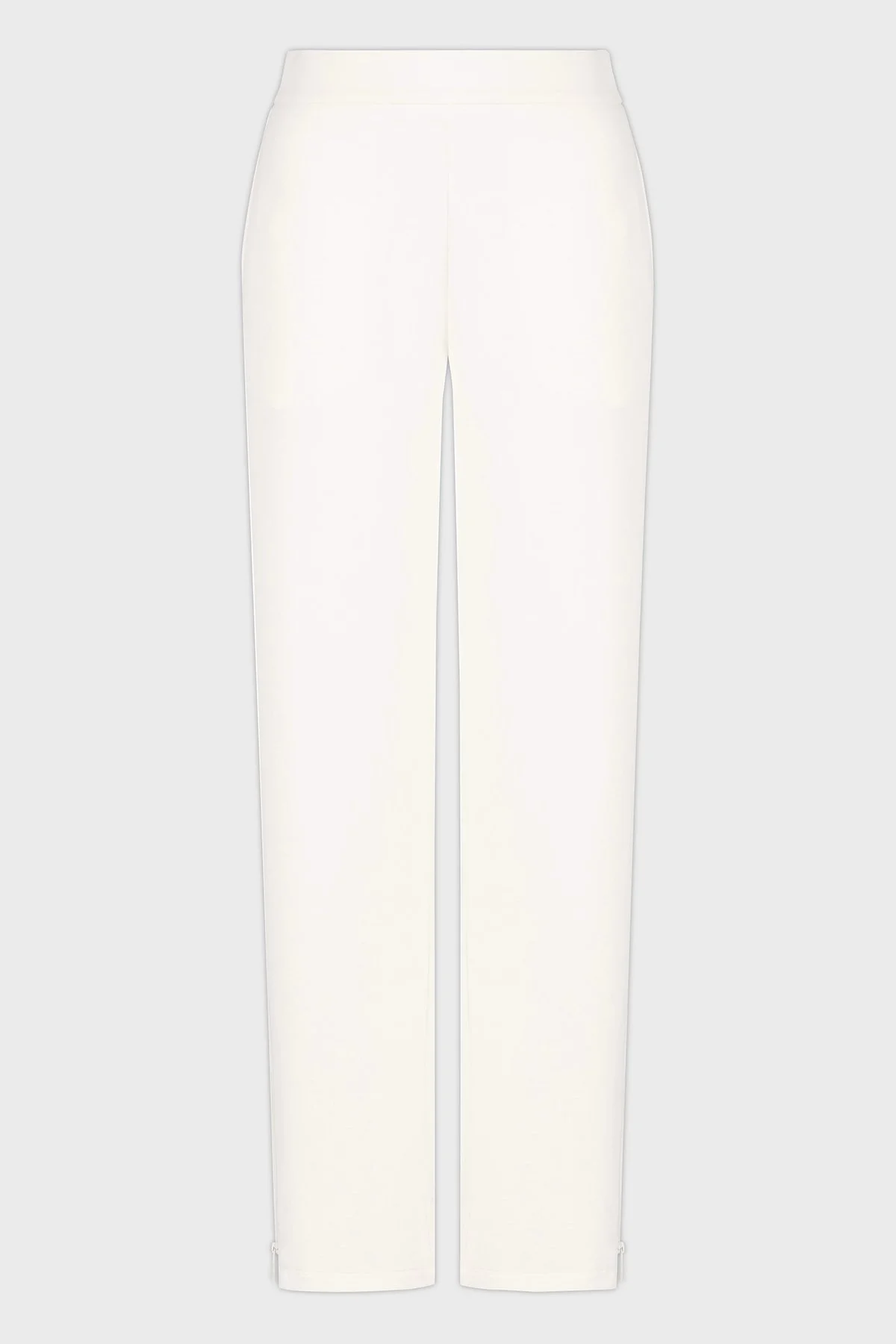 Emporio Armani Regular Fit Lastikli Bel Düz Paça Bayan Pantolon EW000484 AF10002 U0006 BEYAZ - 10