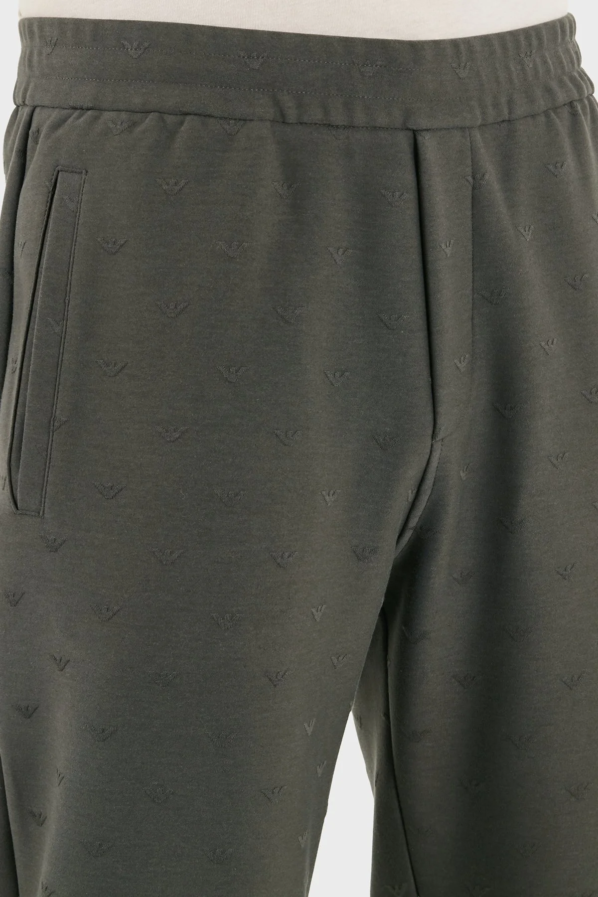 Emporio Armani Regular Fit Lastikli Bel Lastikli Paça Jogger Erkek Pantolon EM004872 AF13700 F8248 HAKİ - 6