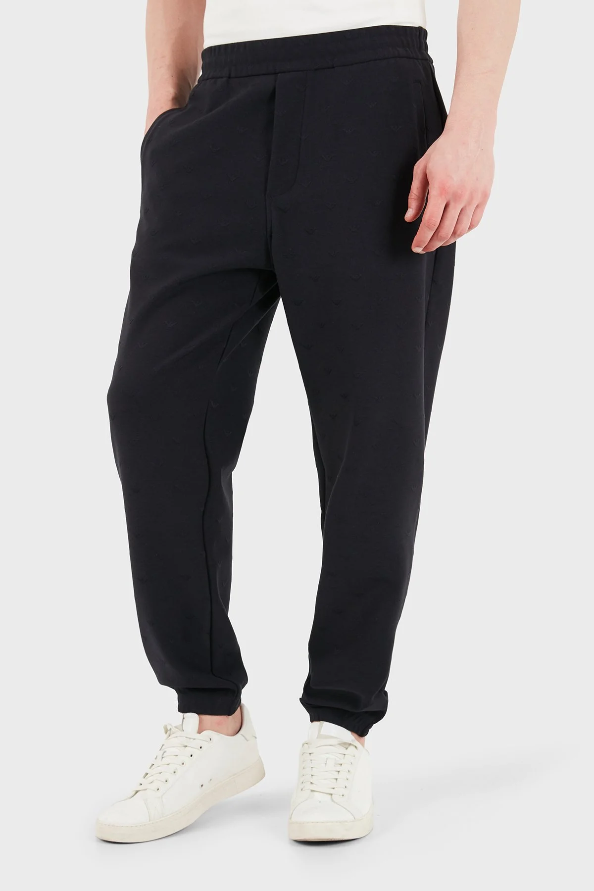 Emporio Armani Regular Fit Lastikli Bel Lastikli Paça Jogger Erkek Pantolon EM004872 AF13700 FB469 SİYAH - 6
