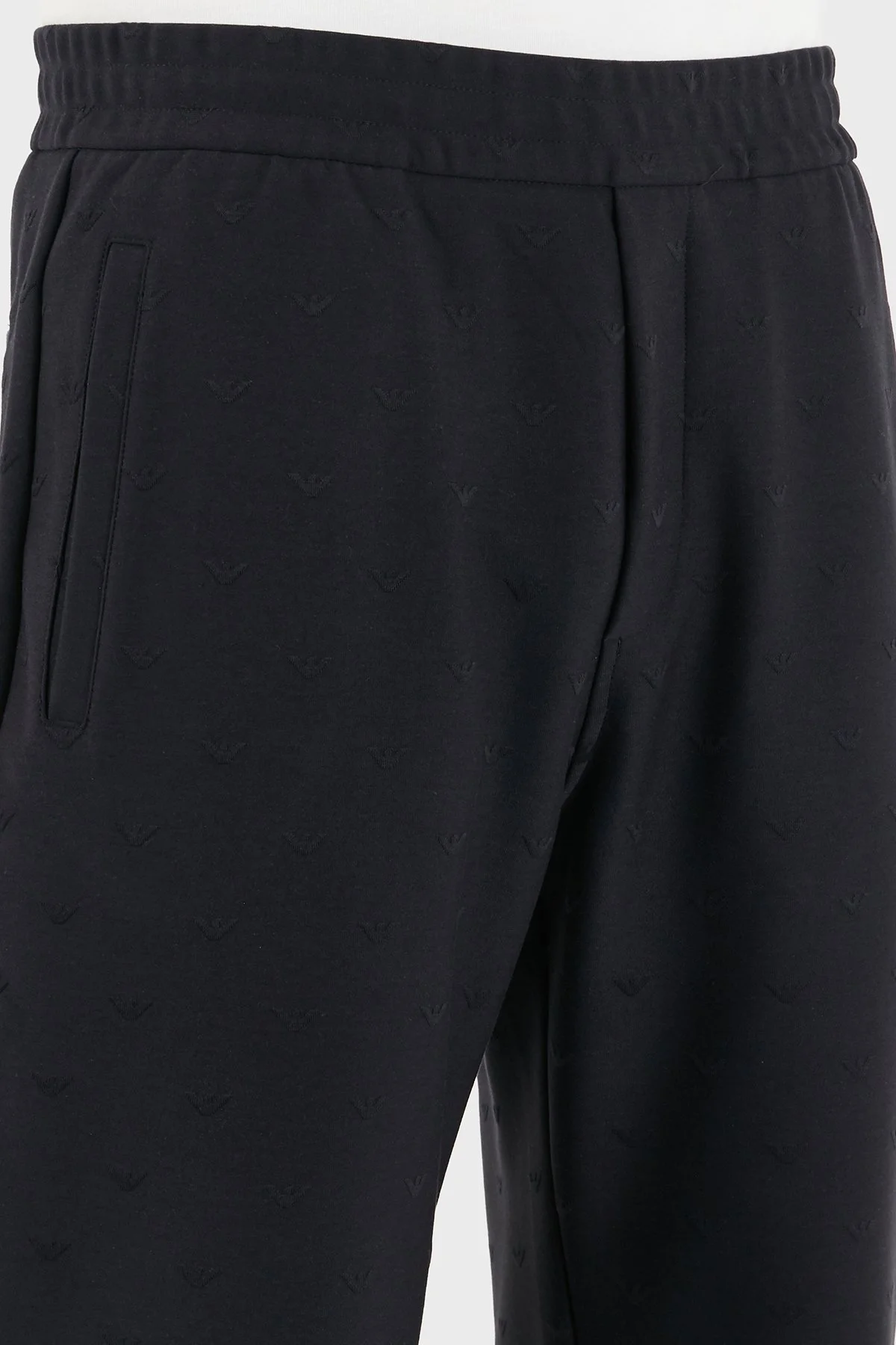 Emporio Armani Regular Fit Lastikli Bel Lastikli Paça Jogger Erkek Pantolon EM004872 AF13700 FB469 SİYAH - 7