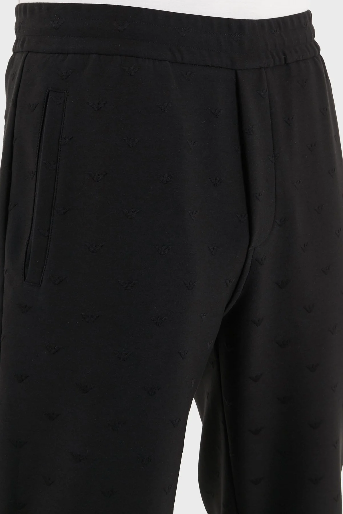 Emporio Armani Regular Fit Lastikli Bel Lastikli Paça Jogger Erkek Pantolon EM004872 AF13700 FC322 SİYAH - 6