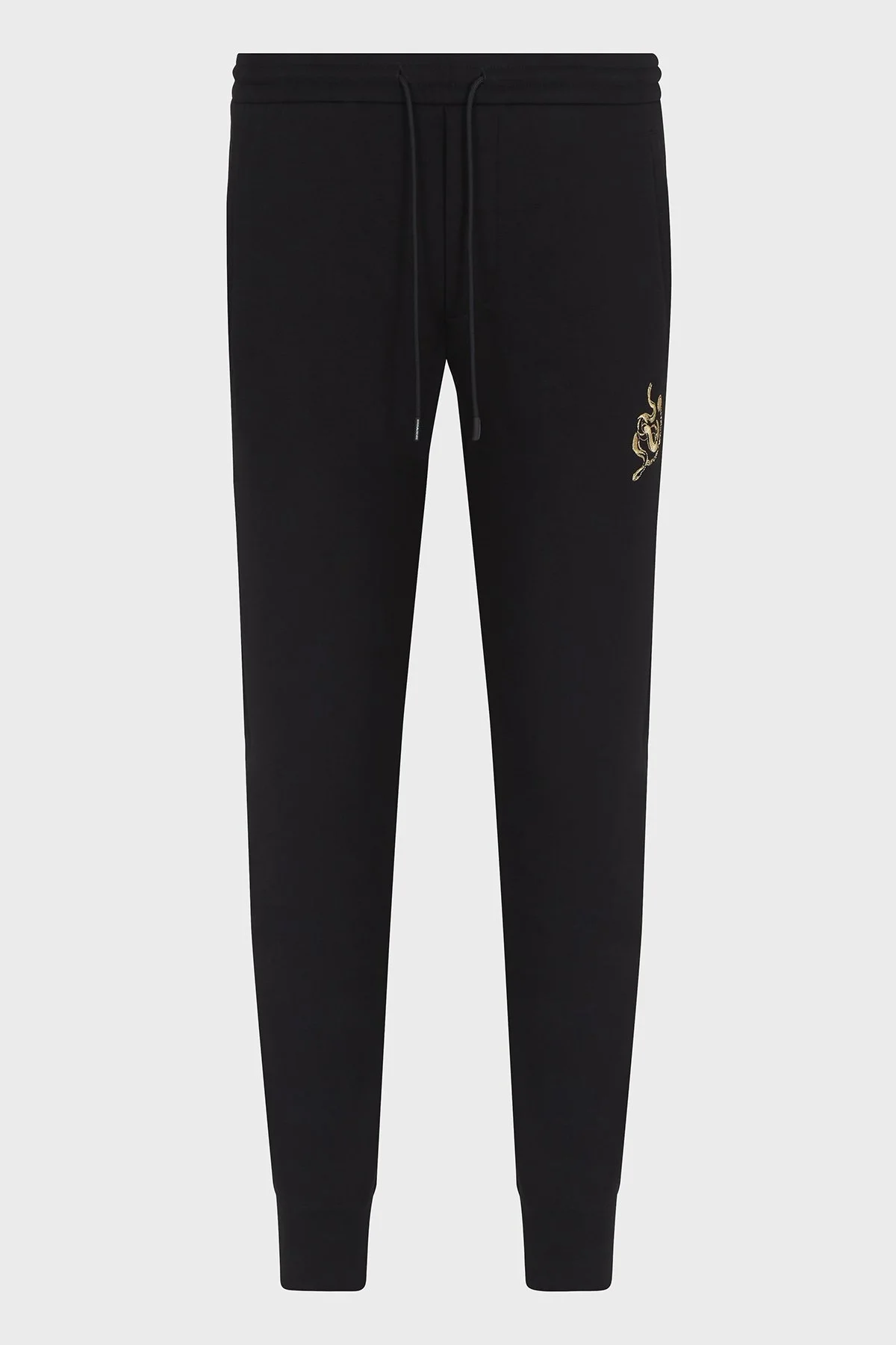 Emporio Armani Regular Fit Lastikli Bel Ribanalı Paça Jogger Erkek Pantolon EM001701 AF10013 UC001 SİYAH - 5