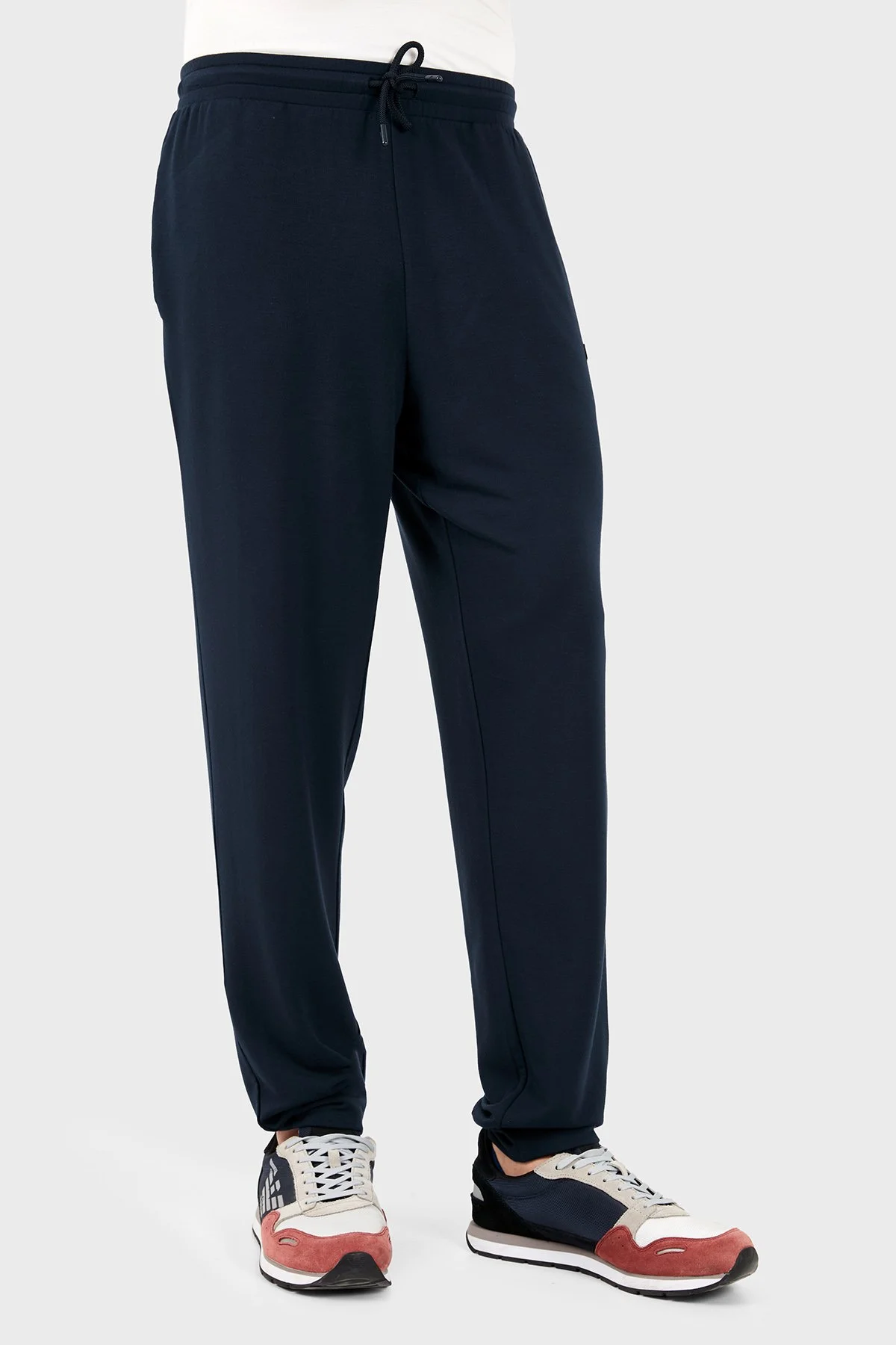 Emporio Armani Regular Fit Lastikli Paça Eşofman Altı Erkek Pantolon EM000500 AF25035 UB102 Lacivert - 4