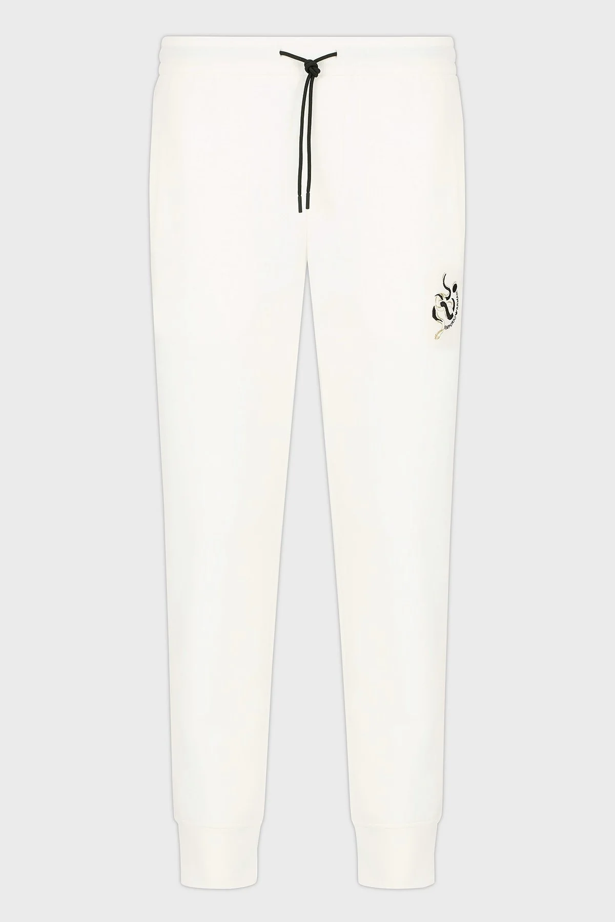 Emporio Armani Regular Fit Lastiklil Bel Ribanalı Paça Jogger Erkek Pantolon EM001701 AF10013 U0003 BEYAZ - 5