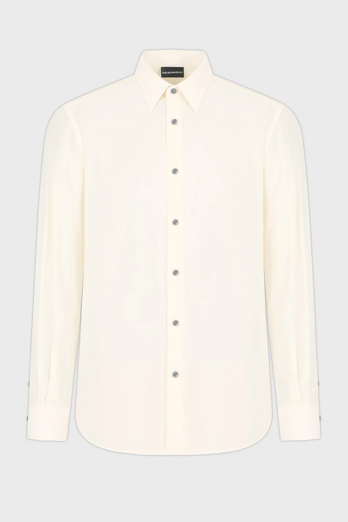 Emporio Armani Regular Fit Logolu Erkek Gömlek EM001537 AF14214 U0003 BEYAZ - 5