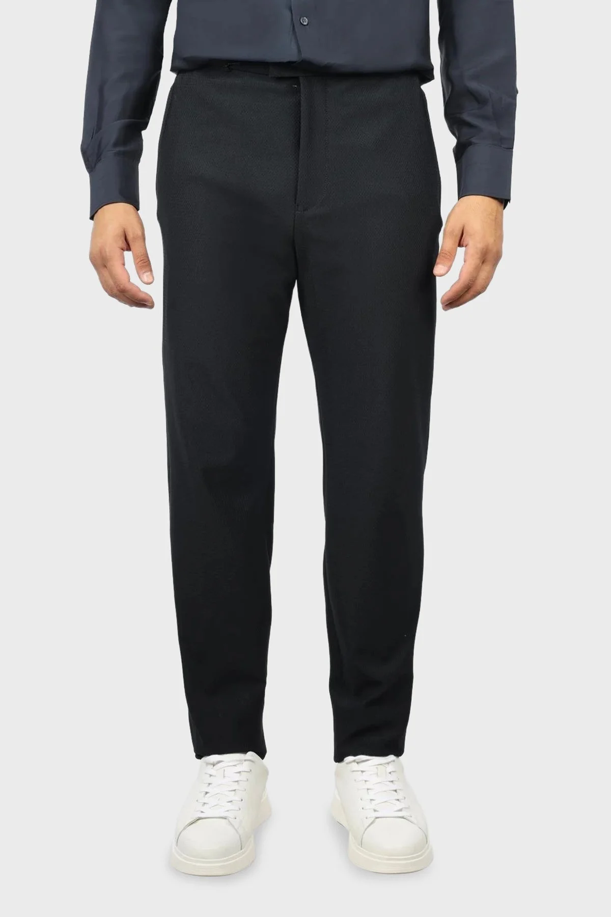 Emporio Armani Regular Fit Normal Bel Düz Paça Erkek Pantolon EM000158 TE11109 UB109 LACİVERT - 1