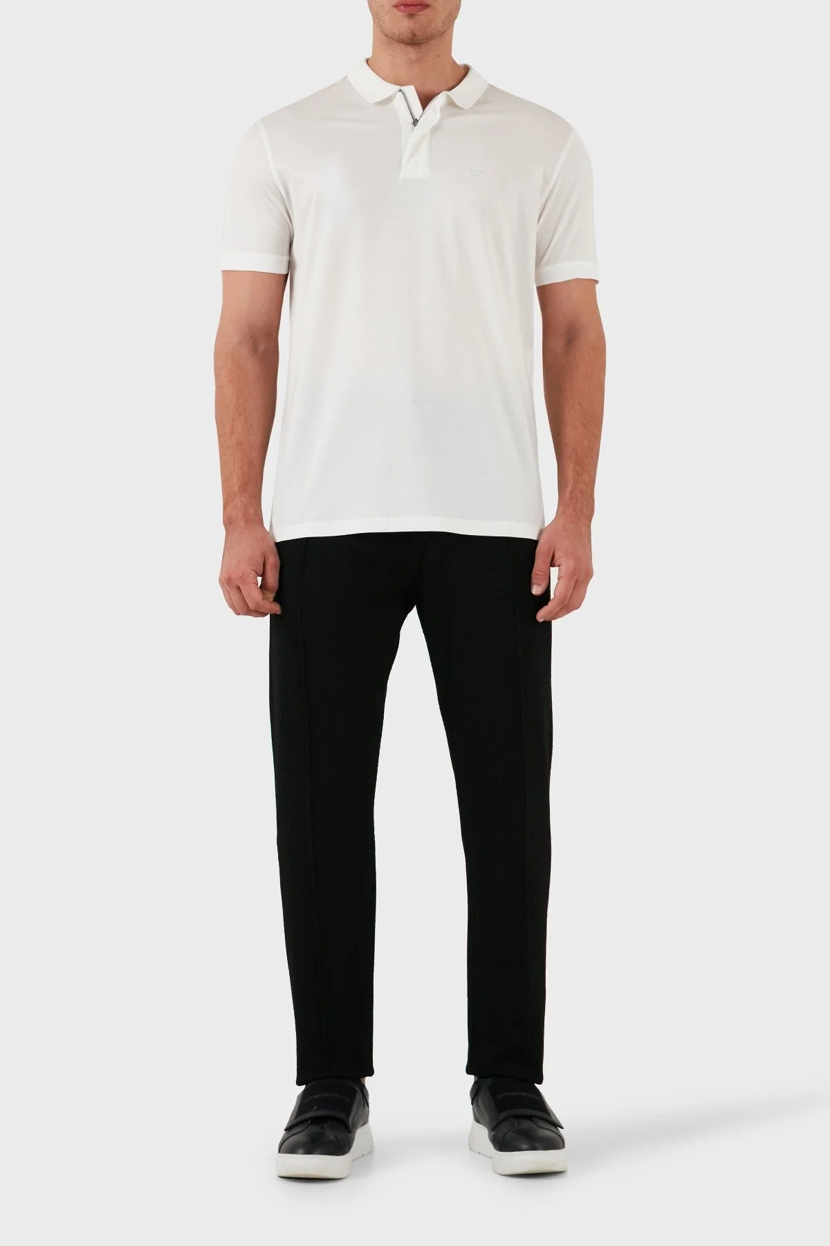 Emporio Armani Regular Fit Normal Bel Düz Paça Erkek Pantolon EM000440 TE11235 UC001 SİYAH - 14