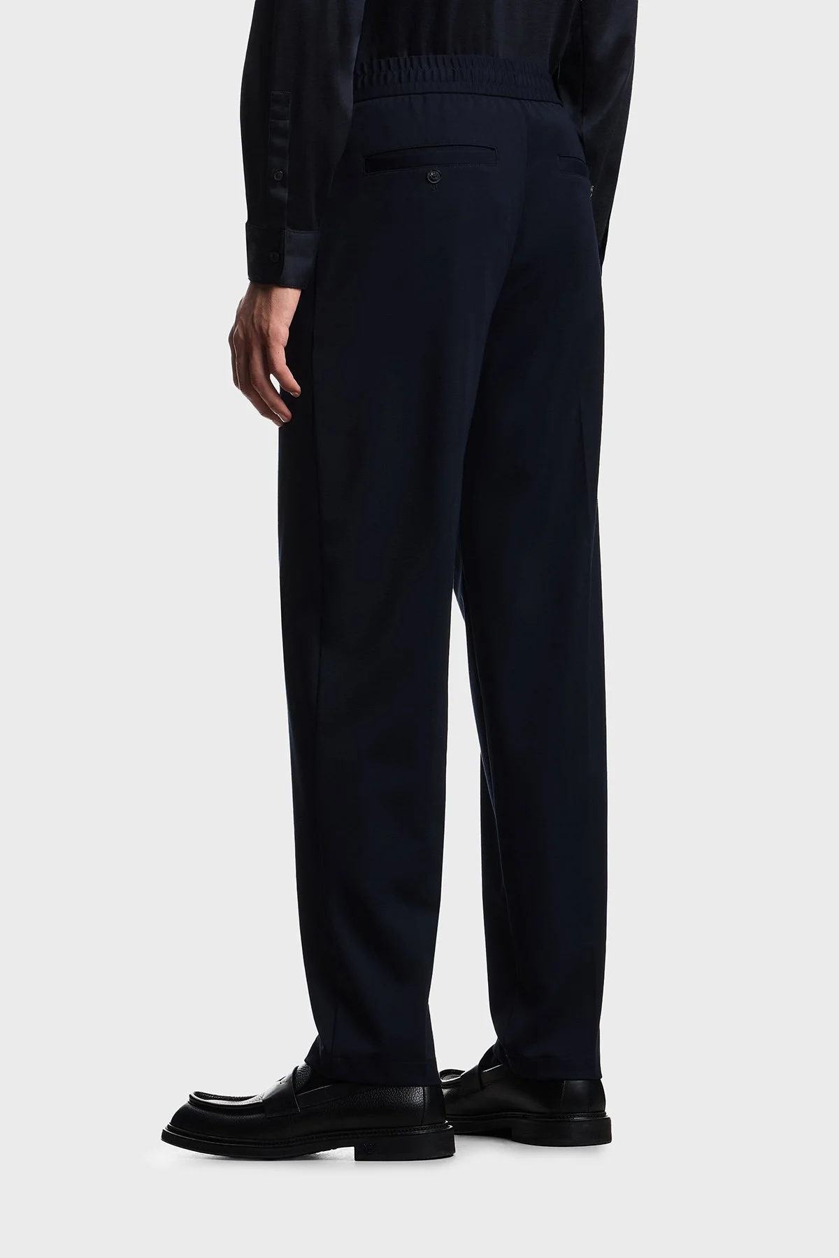 Emporio Armani Regular Fit Normal Bel Düz Paça Erkek Pantolon EM004532 AF22865 UB118 LACİVERT - 3