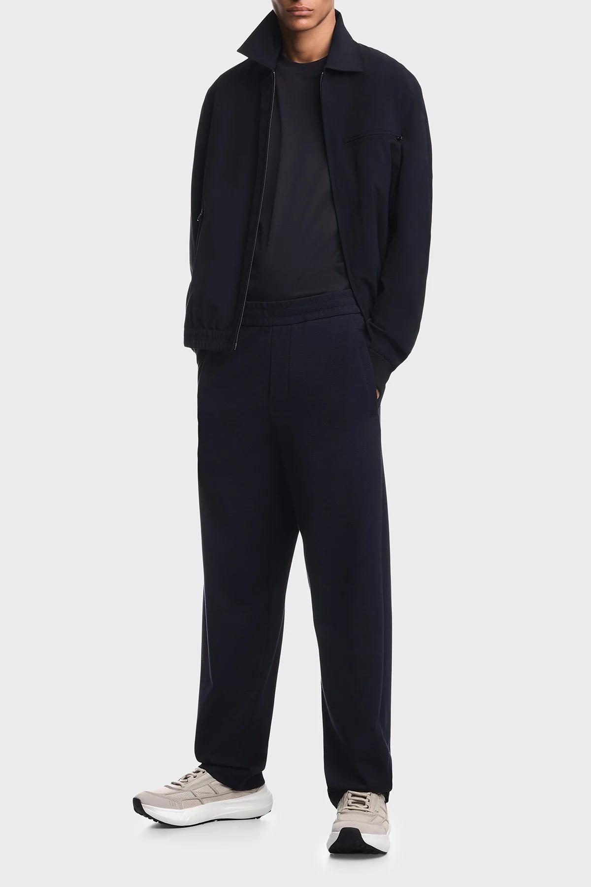 Emporio Armani Regular Fit Normal Bel Düz Paça Erkek Pantolon EM006321 AF27655 UB118 Lacivert - 2
