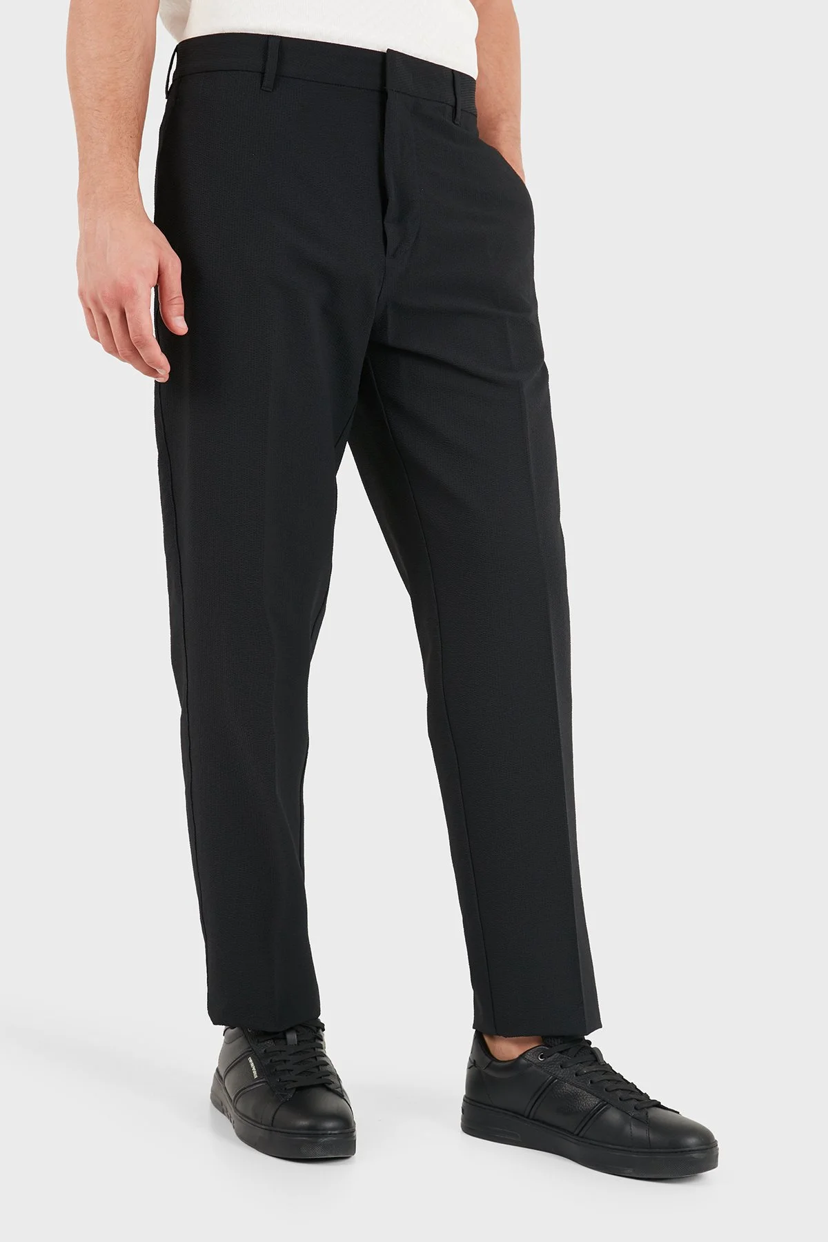 Emporio Armani Regular Fit Normal Bel Düz Paça Erkek Pantolon EM006775 AF28011 UB118 Lacivert - 4