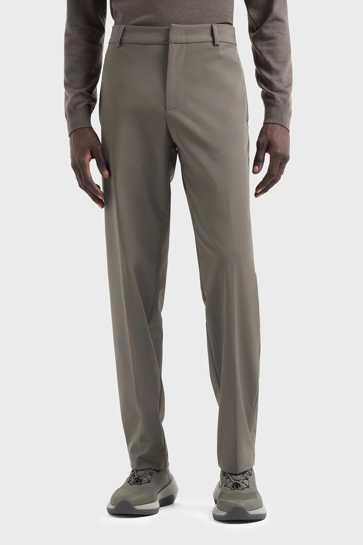 Emporio Armani Regular Fit Normal Bel Düz Paça Esnek Erkek Pantolon EM001505 AF10047 U6200 KAHVE - 6