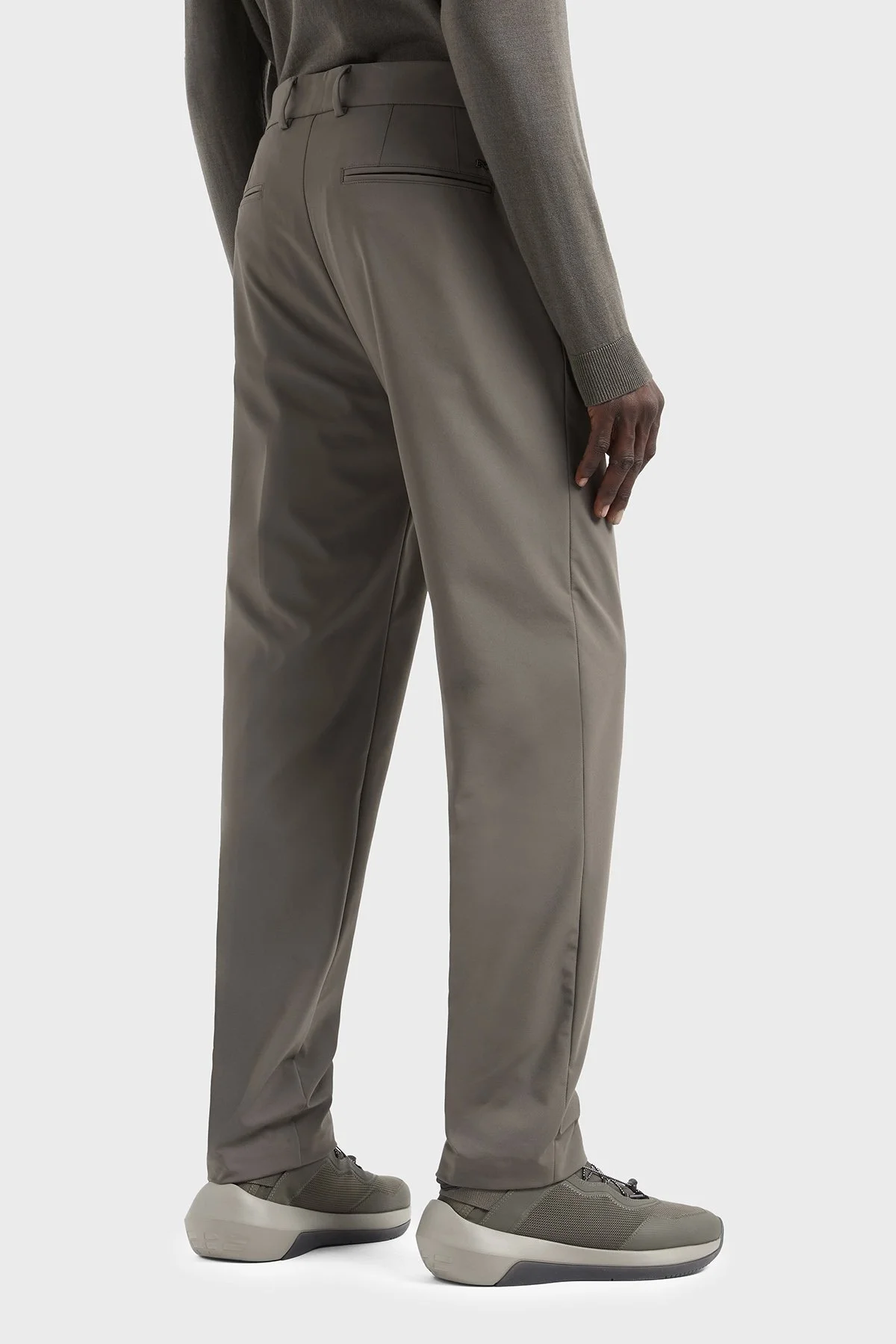 Emporio Armani Regular Fit Normal Bel Düz Paça Esnek Erkek Pantolon EM001505 AF10047 U6200 KAHVE - 7