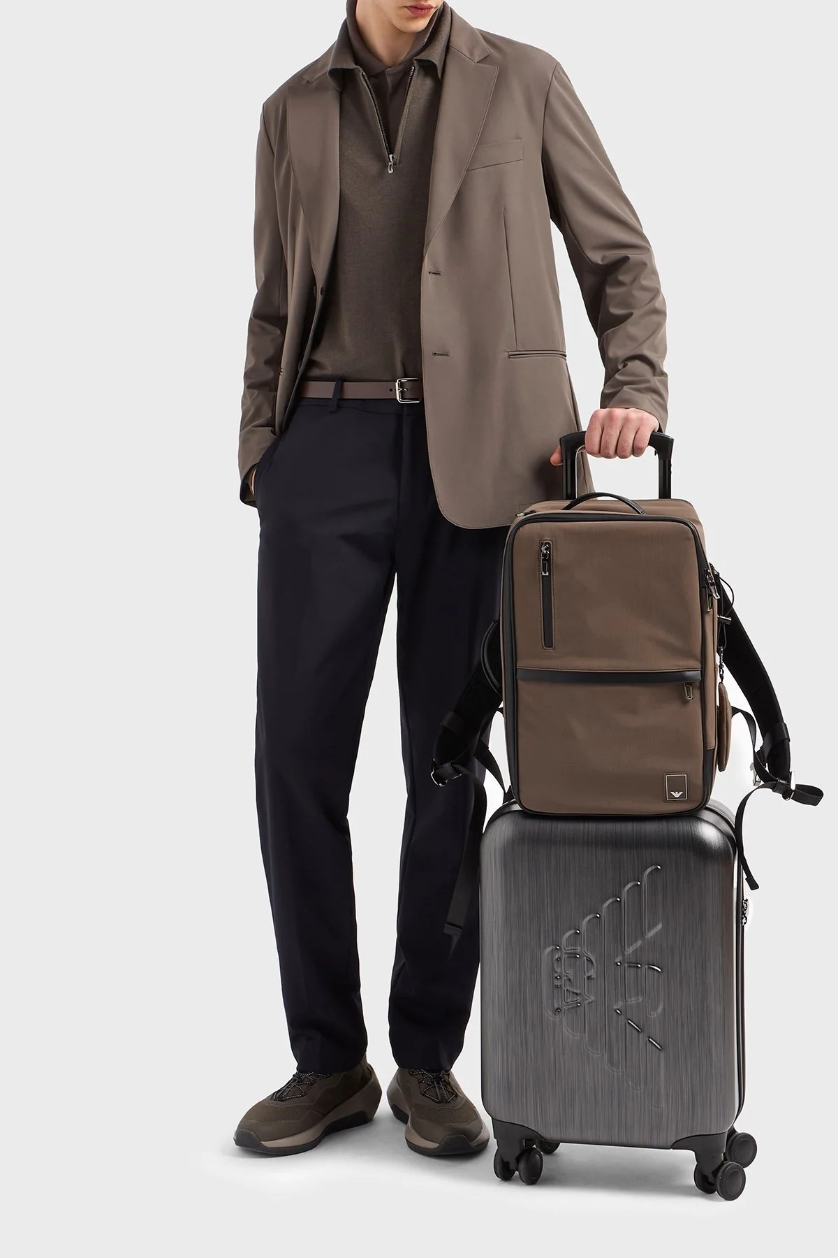 Emporio Armani Regular Fit Normal Bel Düz Paça Esnek Erkek Pantolon EM001505 AF10047 UB118 LACİVERT - 3