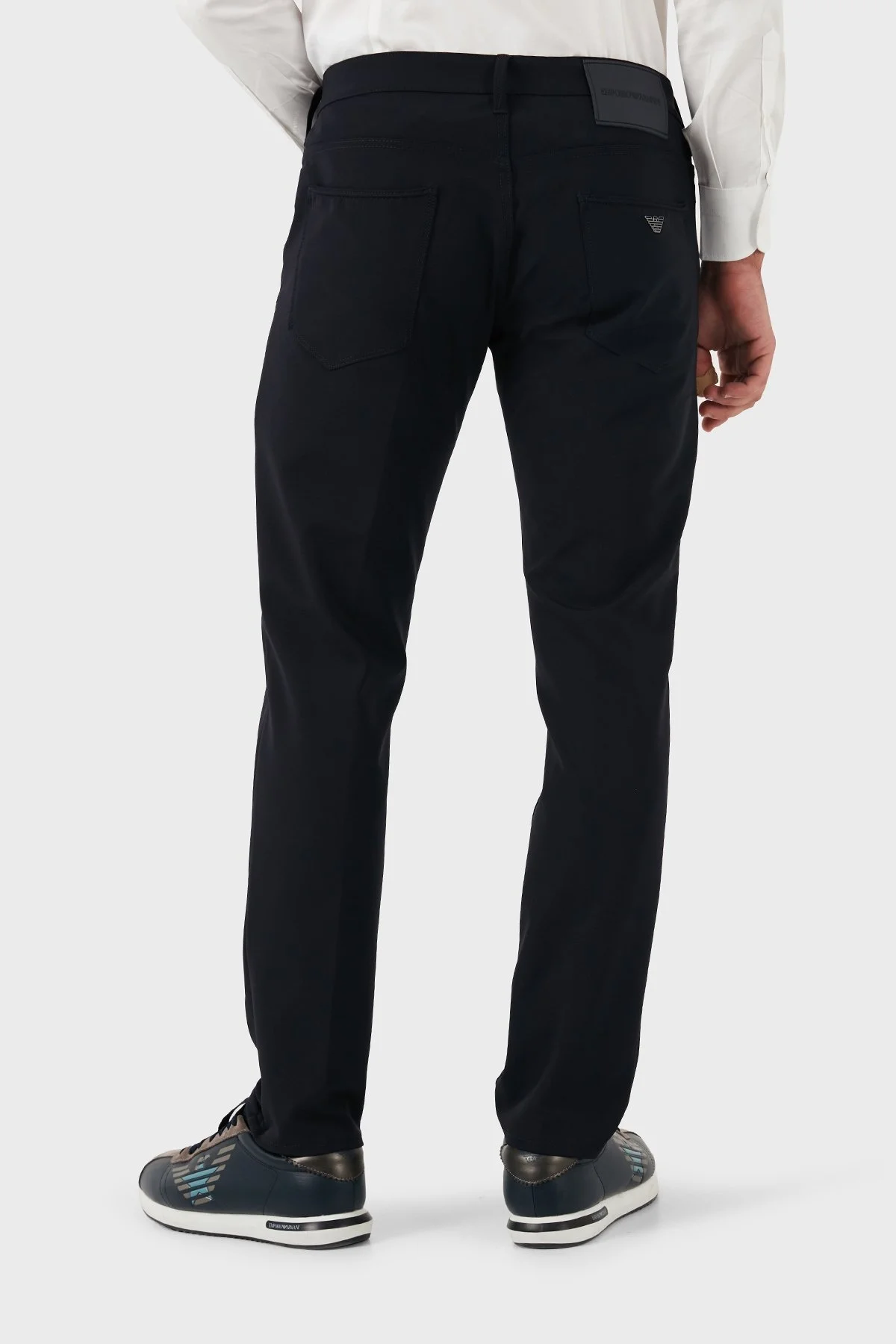 Emporio Armani Regular Fit Normal Bel Düz Paça Jeans Erkek Kot Pantolon 6D1J06 1NUBZ 0920 LACİVERT - 2