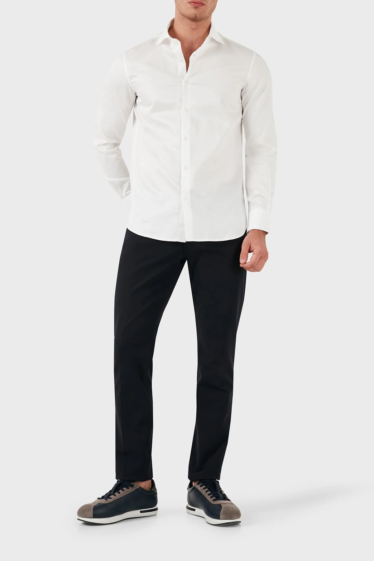 Emporio Armani Regular Fit Normal Bel Düz Paça Jeans Erkek Kot Pantolon 6D1J06 1NUBZ 0920 LACİVERT - 3