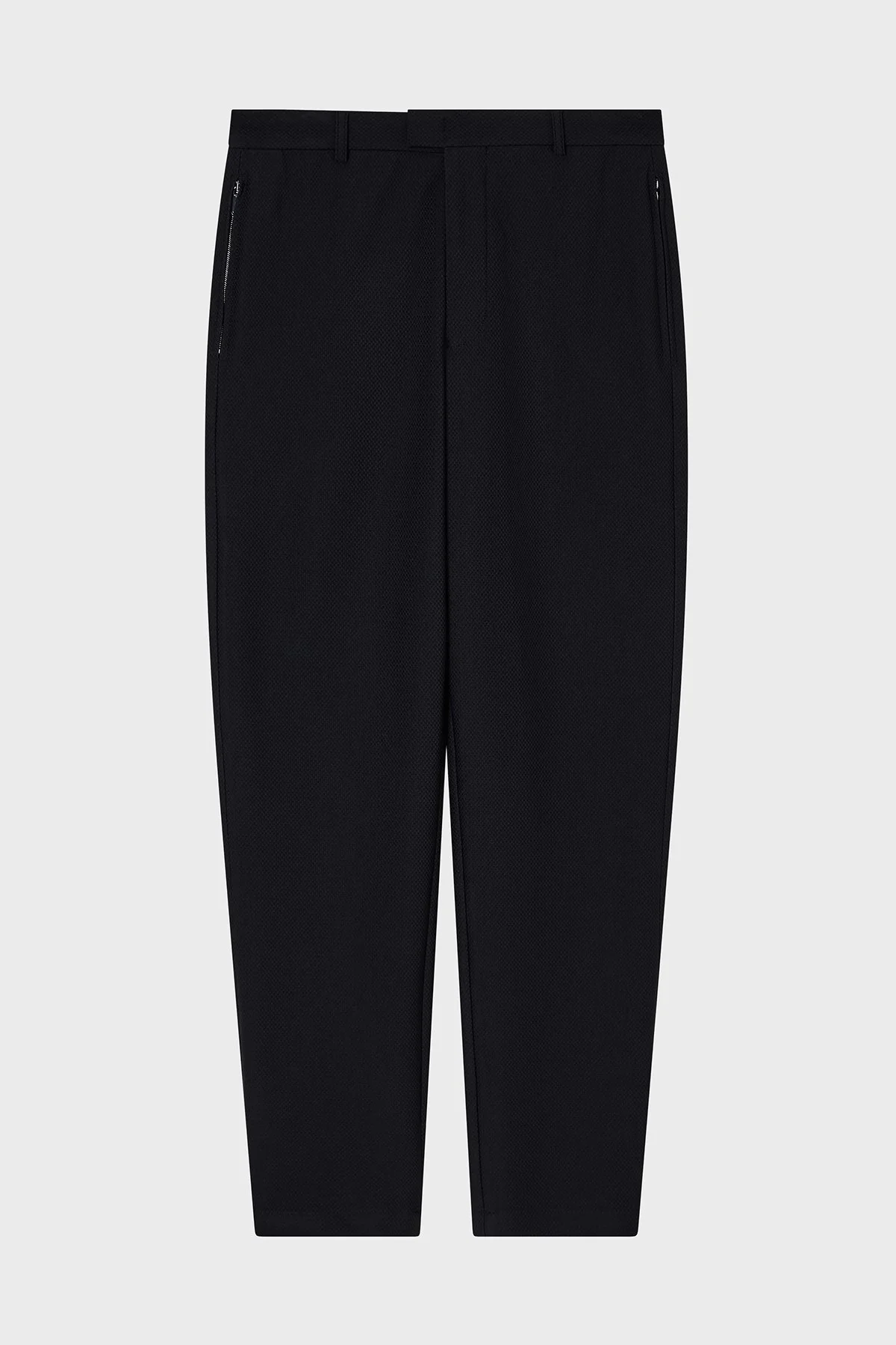 Emporio Armani Regular Fit Normal Bel Düz Paça Mikro Dokuma Erkek Pantolon EM000158 TE11109 UC001 SİYAH - 5