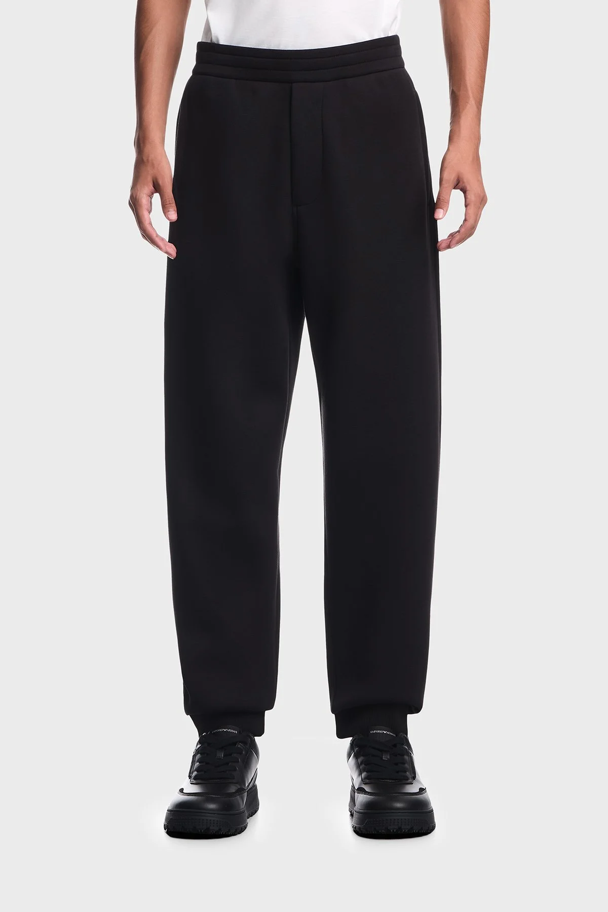 Emporio Armani Regular Fit Normal Bel Erkek Pantolon EM007347 AF17545 UC001 Siyah - 1