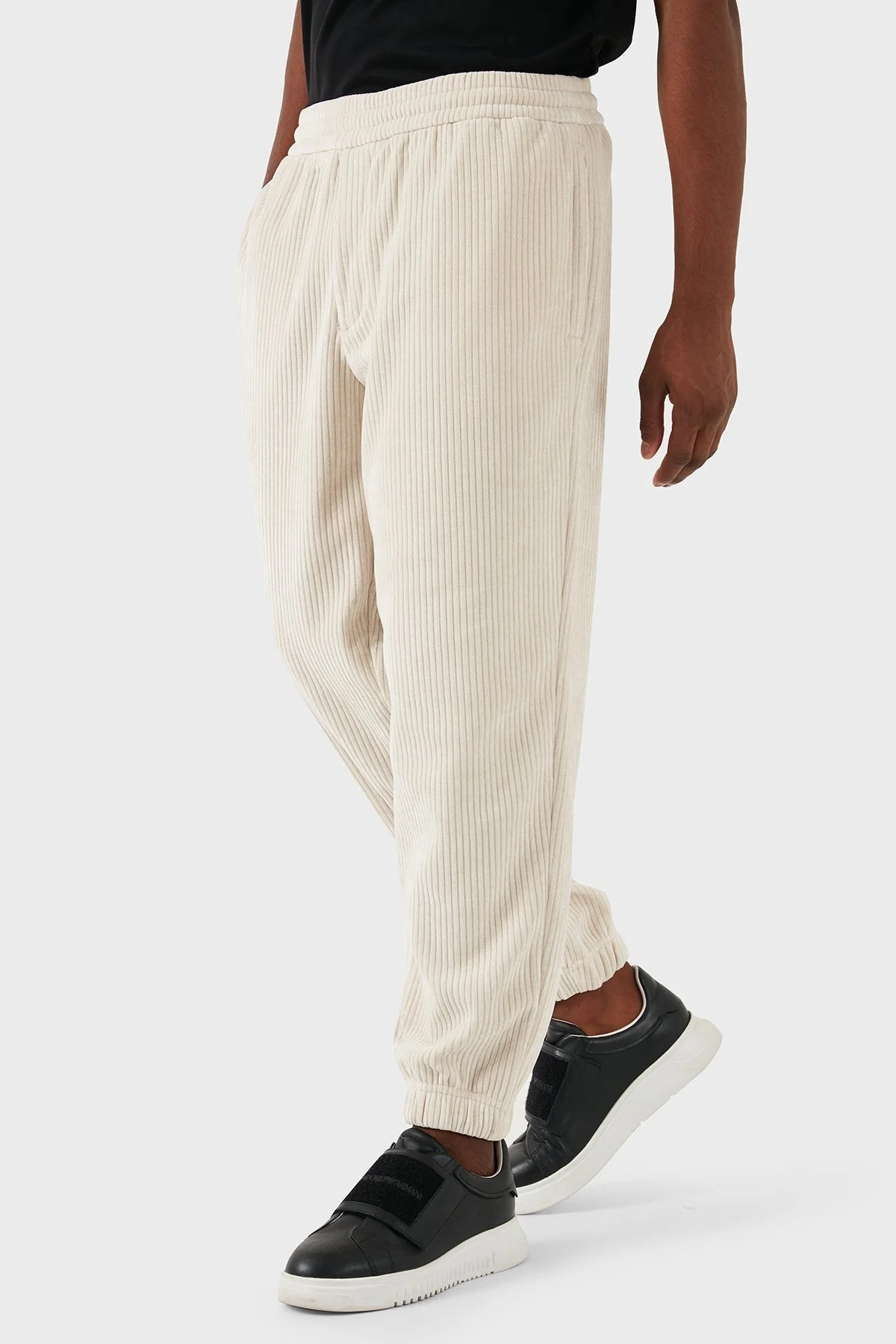 Emporio Armani Regular Fit Normal Bel Jogger Erkek Pantolon 6D1P6V 1JHNZ 0135 EKRU - 2