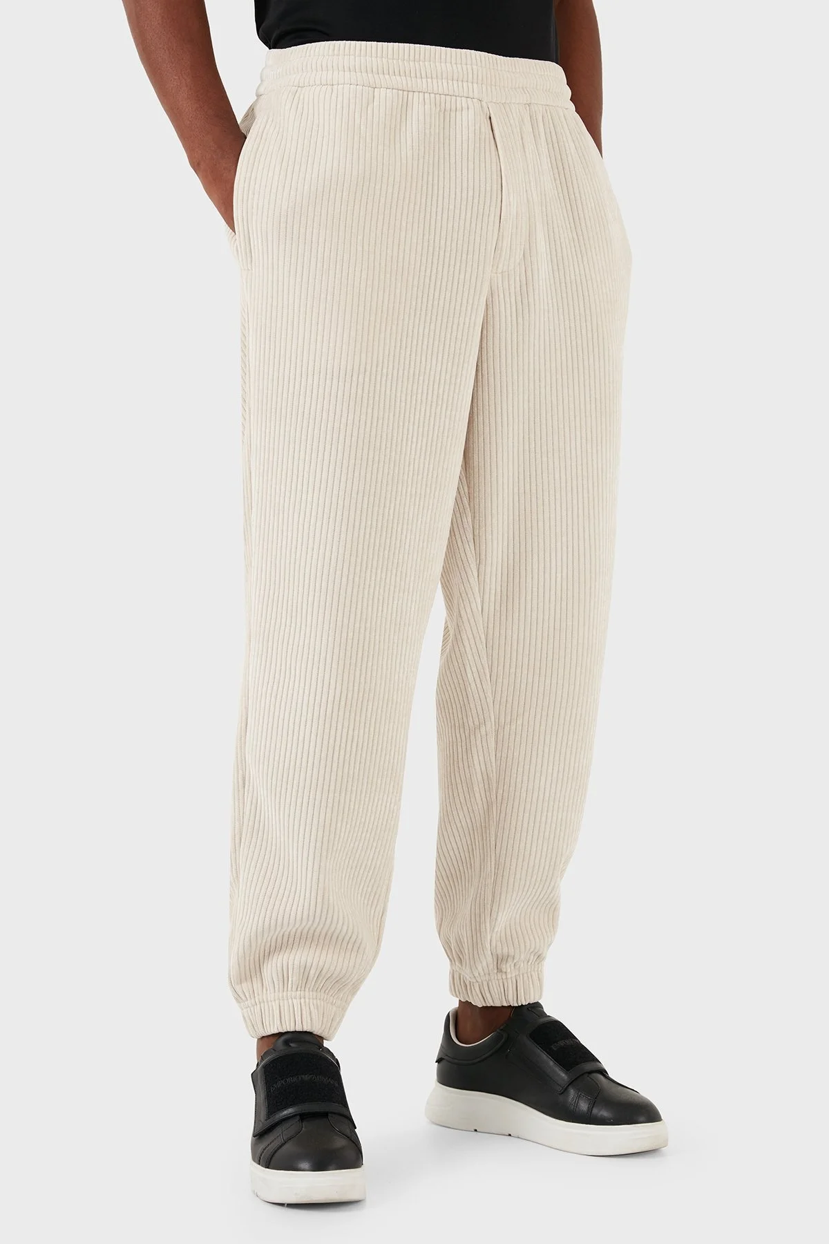 Emporio Armani Regular Fit Normal Bel Jogger Erkek Pantolon 6D1P6V 1JHNZ 0135 EKRU - 3