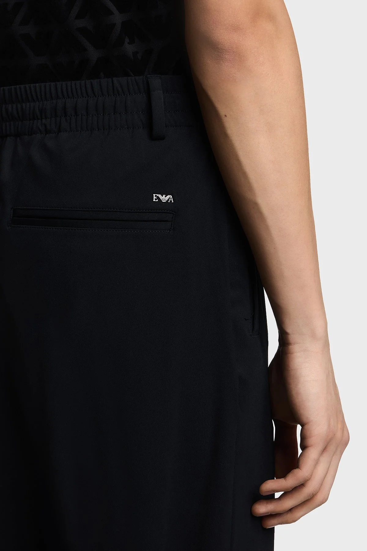 Emporio Armani Regular Fit Normal Bel Lastikli Paça Jogger Erkek Pantolon EM004906 AF23435 UB118 LACİVERT - 4