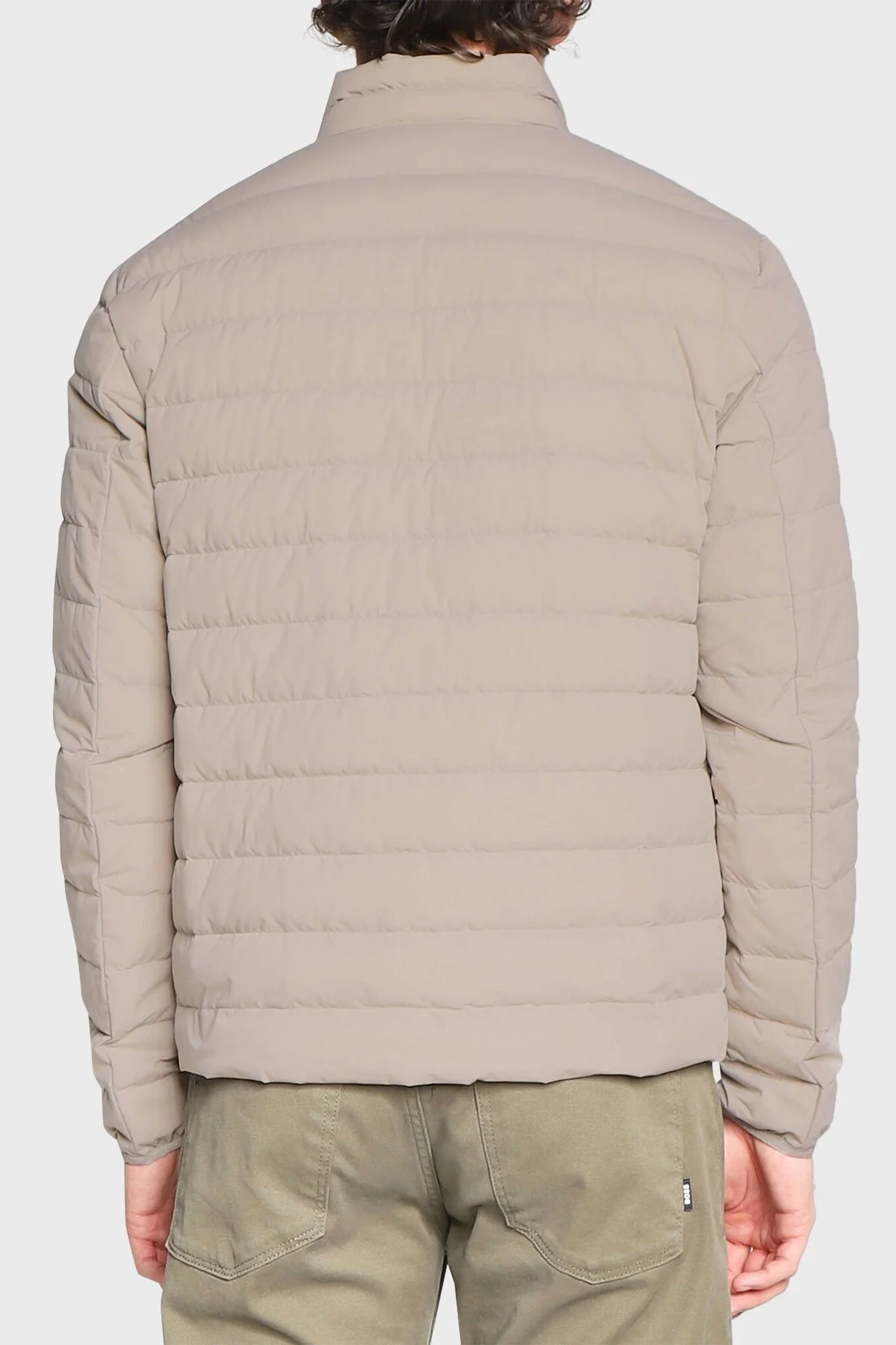 Emporio Armani Regular Fit Ördek Tüyü Dolgulu Dik Yaka Şişme Erkek Mont 8N1BQ2 1NLRZ 0431 KOYU BEJ - 5