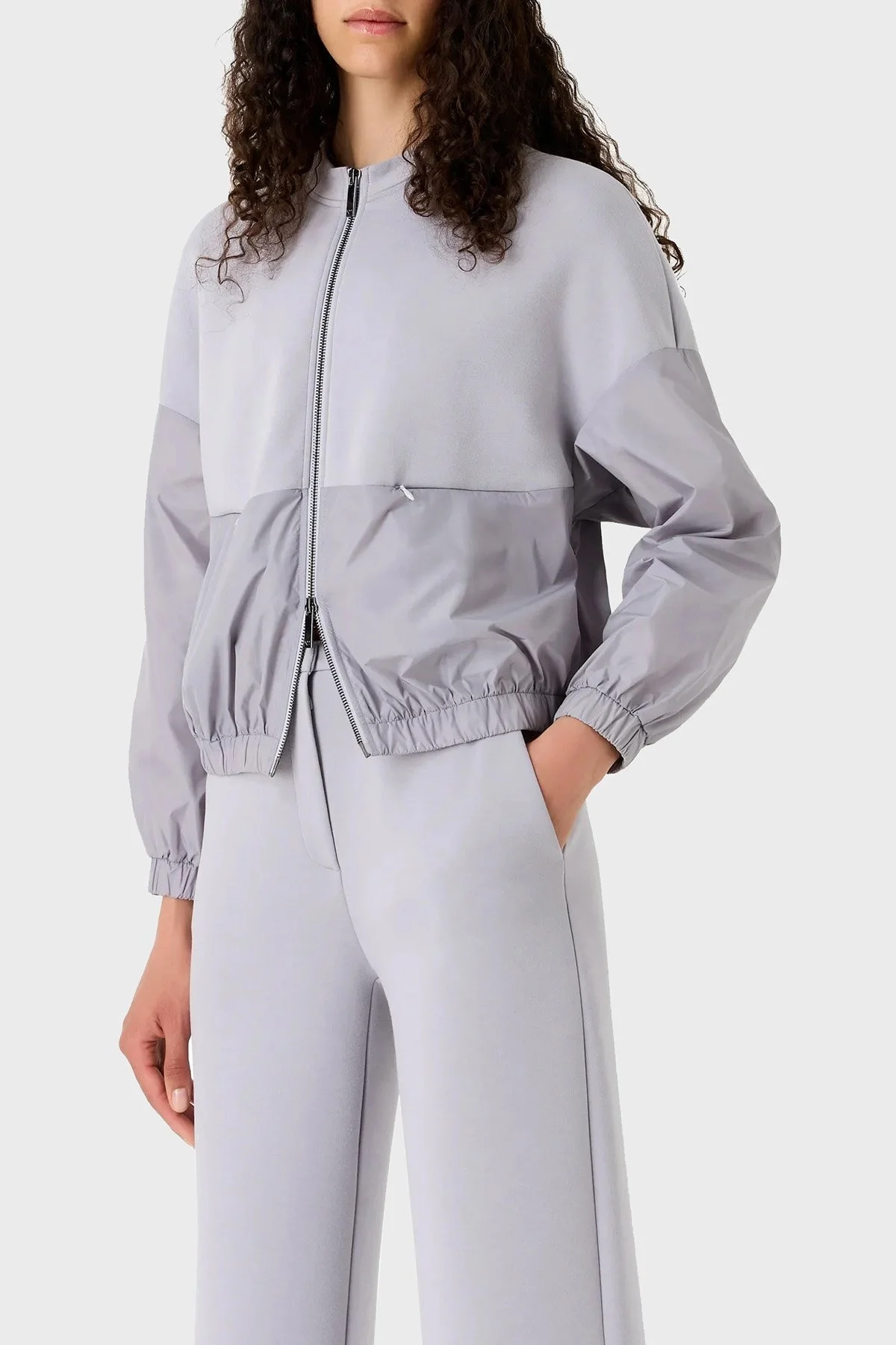 Emporio Armani Regular Fit Scuba Mevsimlik Bayan Mont 3D2B6A 2JZYZ 0802 LİLA - 2