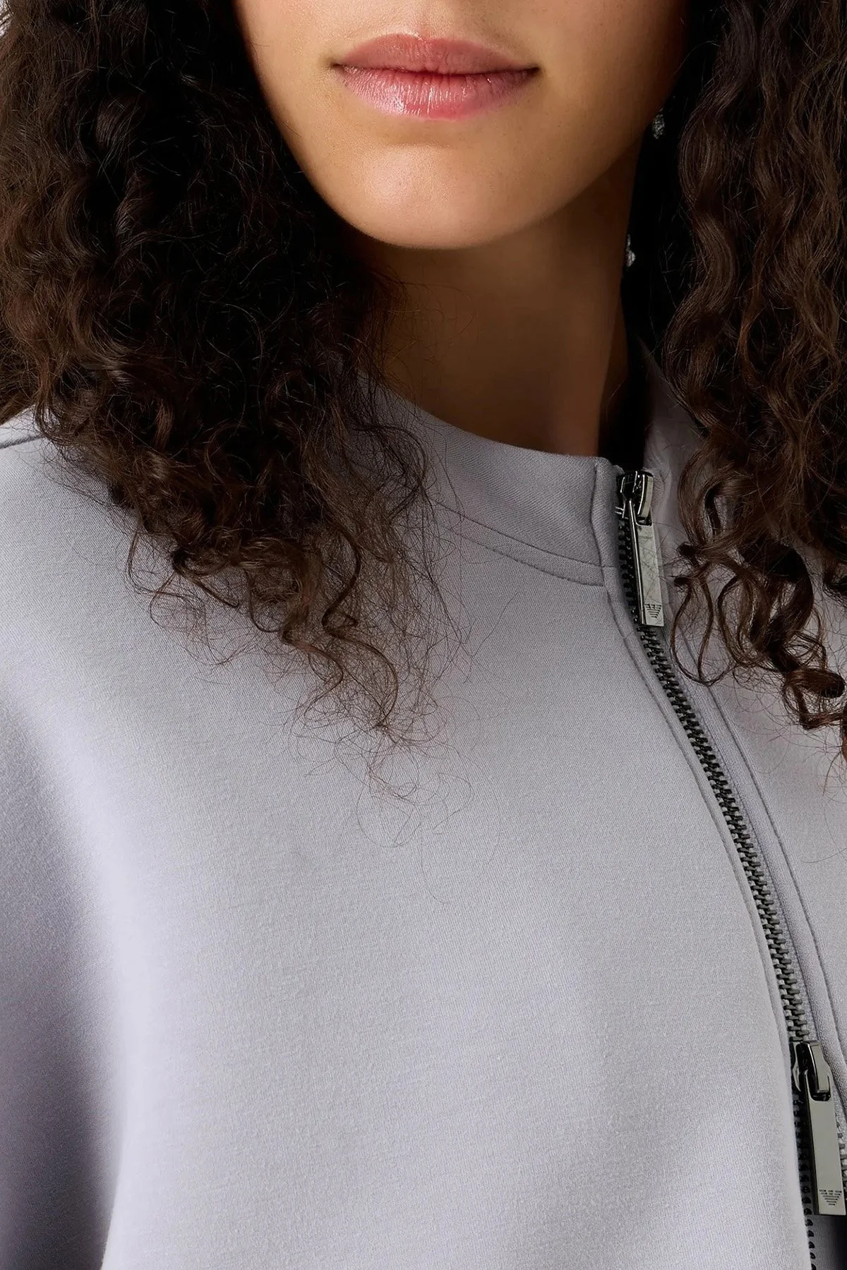 Emporio Armani Regular Fit Scuba Mevsimlik Bayan Mont 3D2B6A 2JZYZ 0802 LİLA - 5