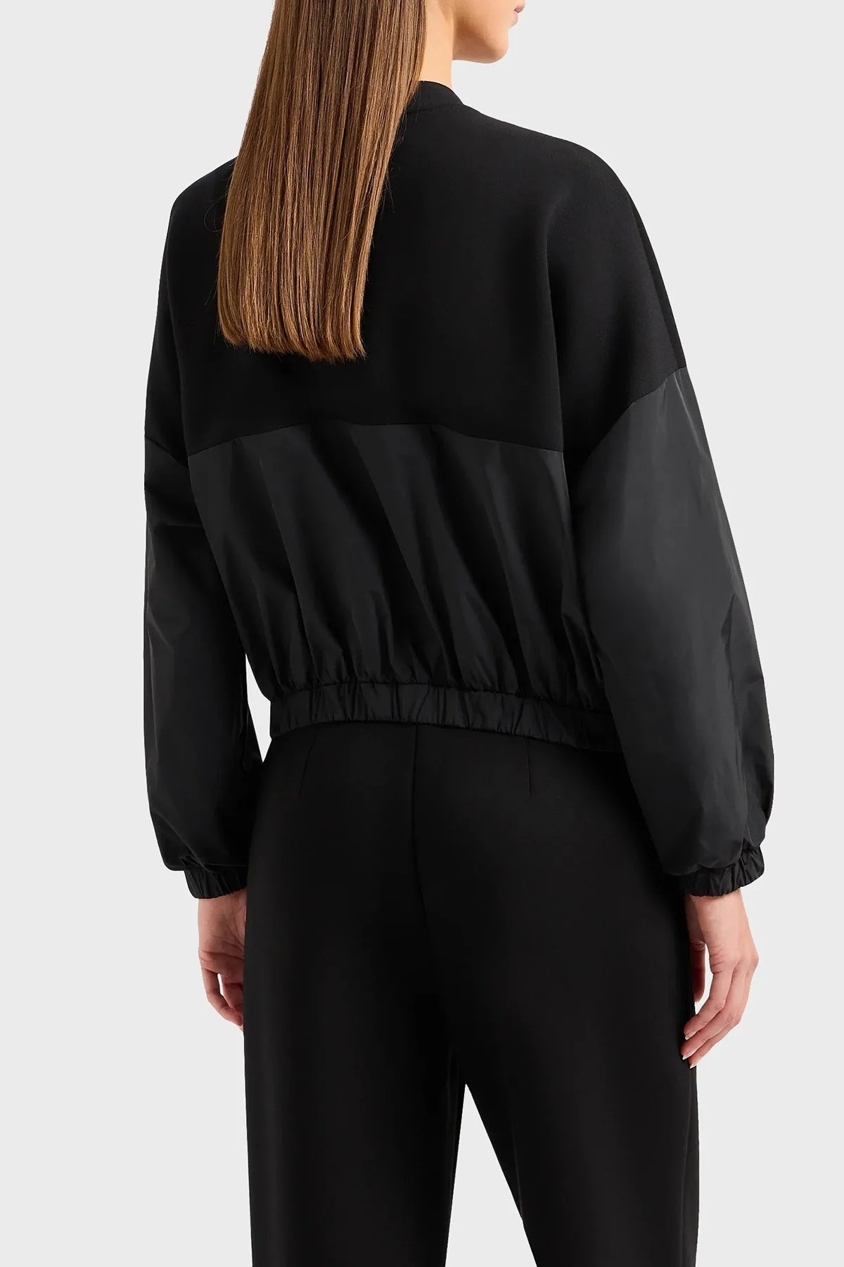 Emporio Armani Regular Fit Scuba Mevsimlik Bayan Mont 3D2B6A 2JZYZ 0999 SİYAH - 2