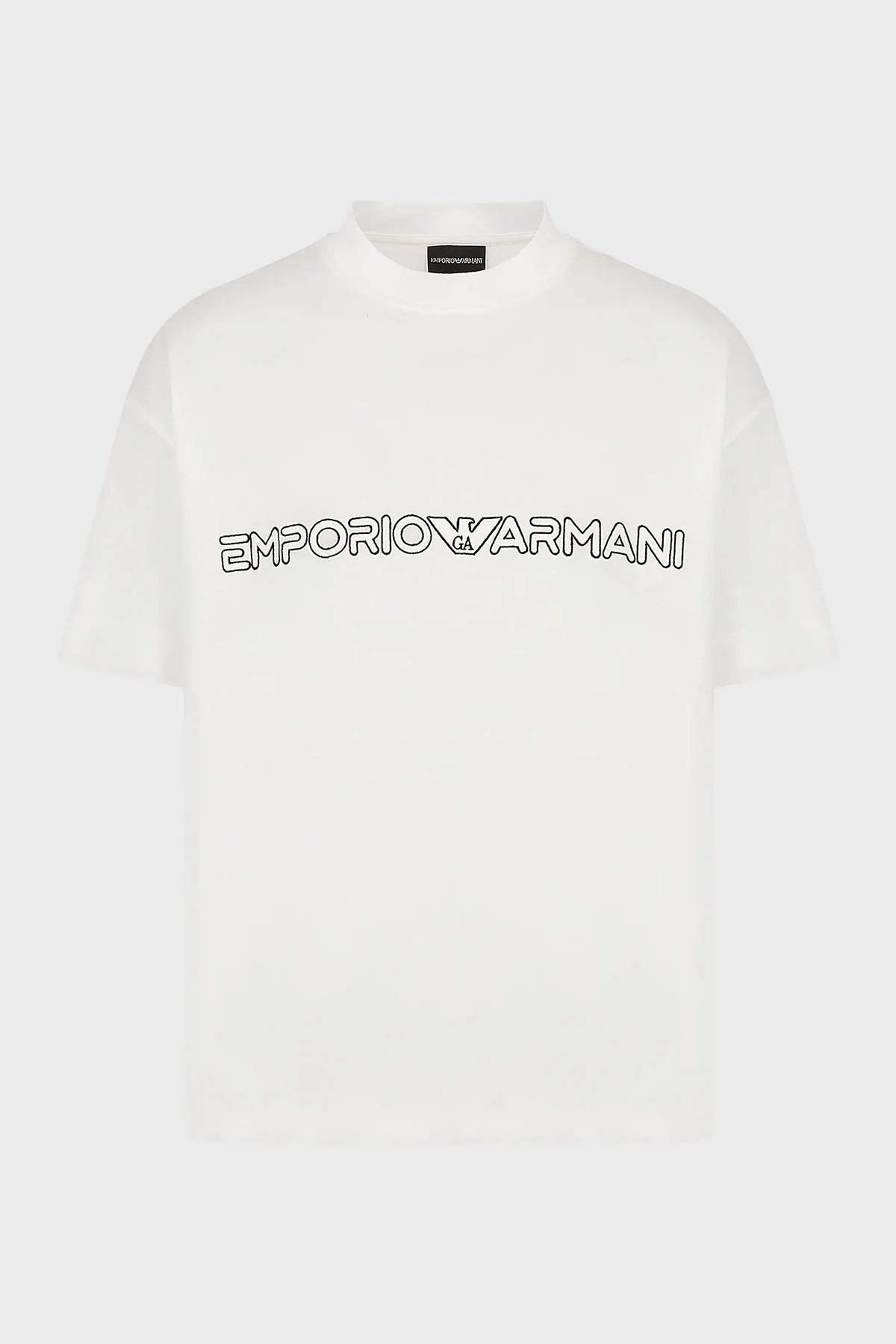 Emporio Armani Relaxed Fit Bisiklet Yaka Erkek T Shirt 3R1TBD 1JUVZ 0101 BEYAZ - 2