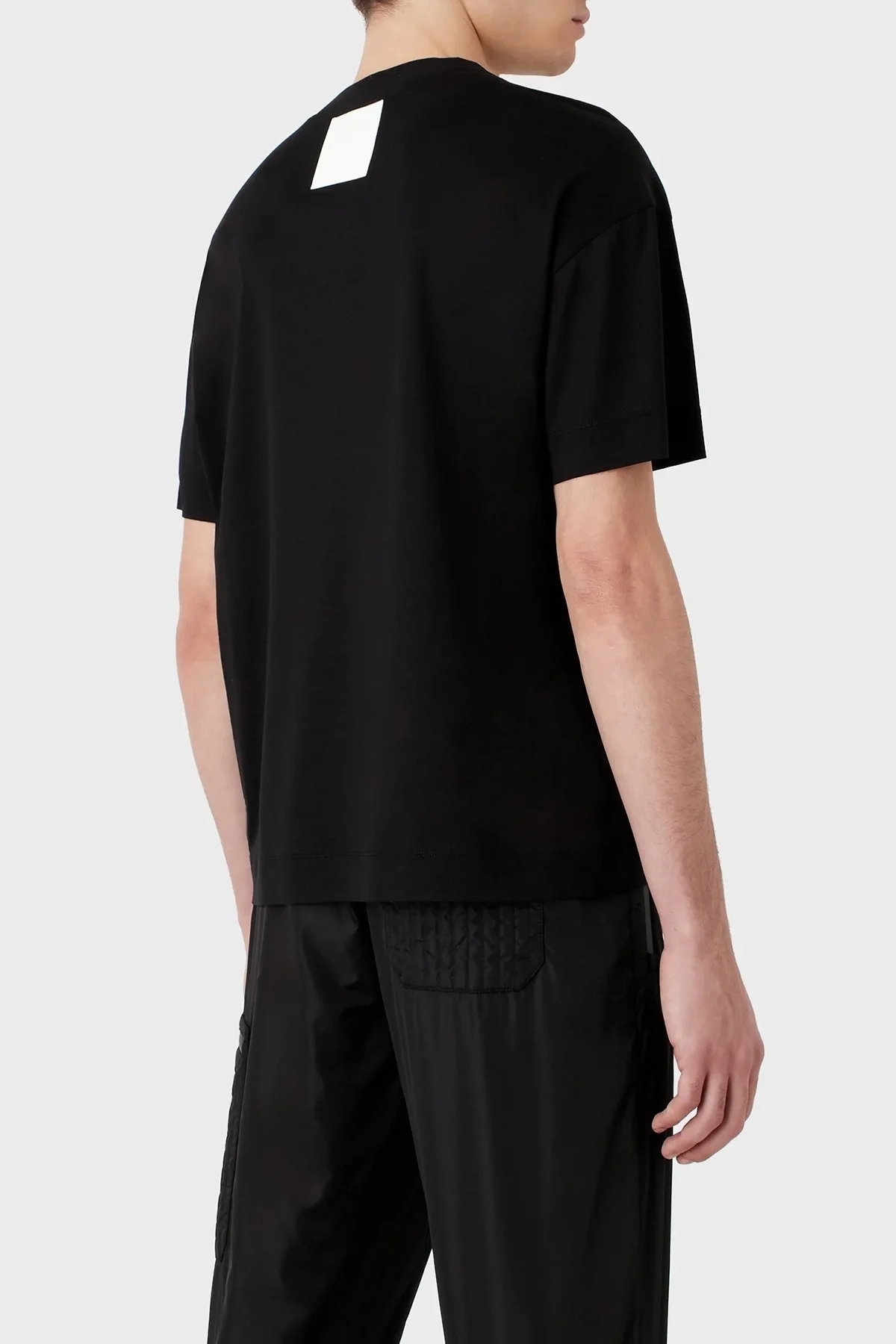 Emporio Armani Relaxed Fit Bisiklet Yaka Erkek T Shirt 3R1TBD 1JUVZ 0999 SİYAH - 2