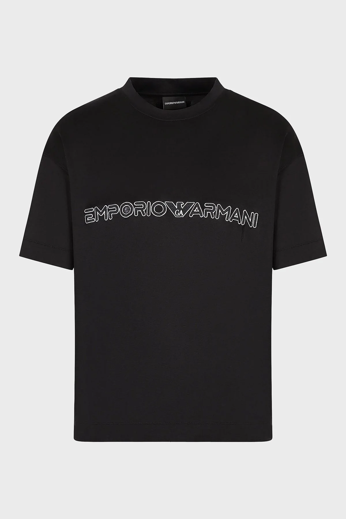 Emporio Armani Relaxed Fit Bisiklet Yaka Erkek T Shirt 3R1TBD 1JUVZ 0999 SİYAH - 5