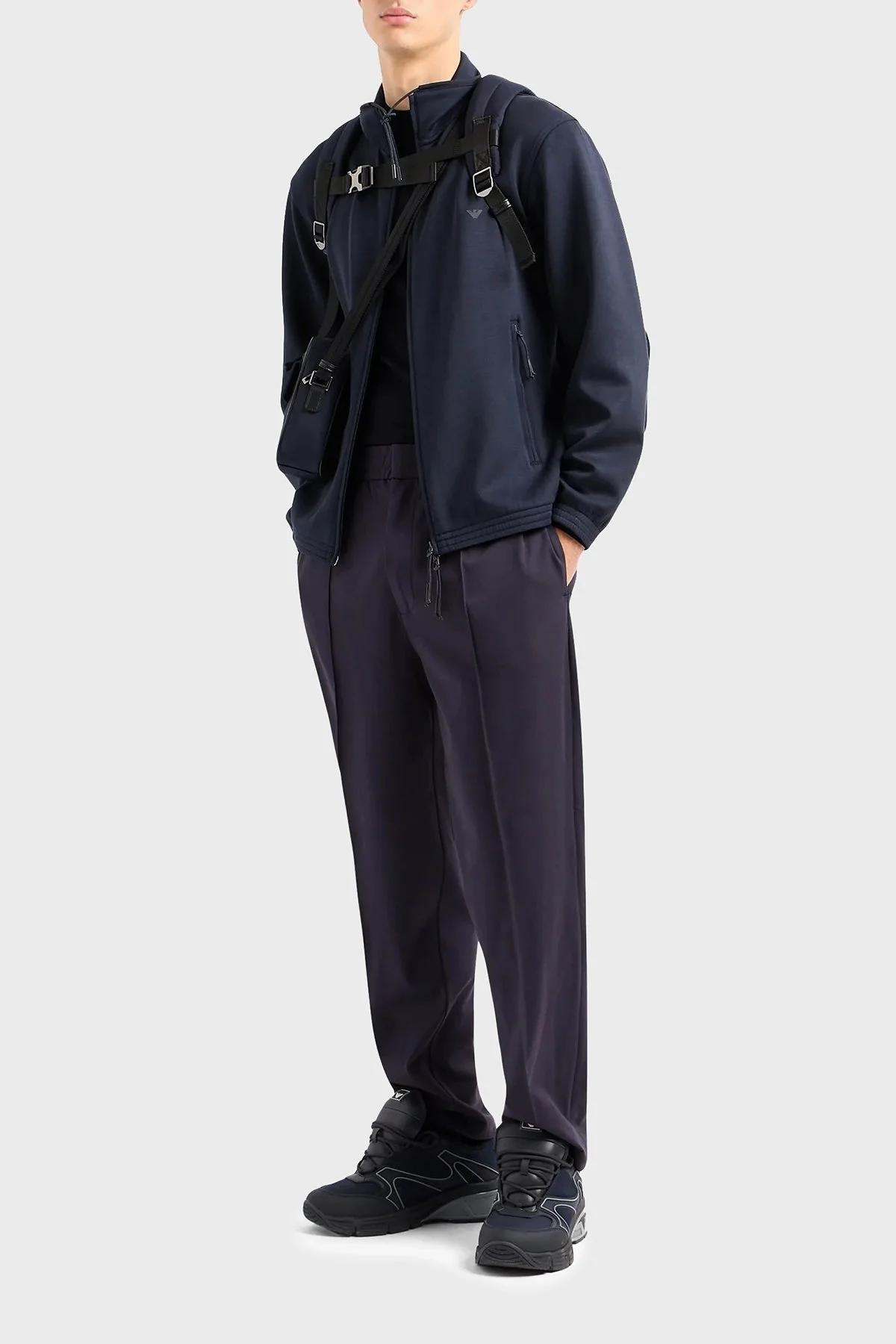 Emporio Armani Relaxed Fit Cepli Erkek Pantolon EM000045 AF10059 UB118 LACİVERT - 1