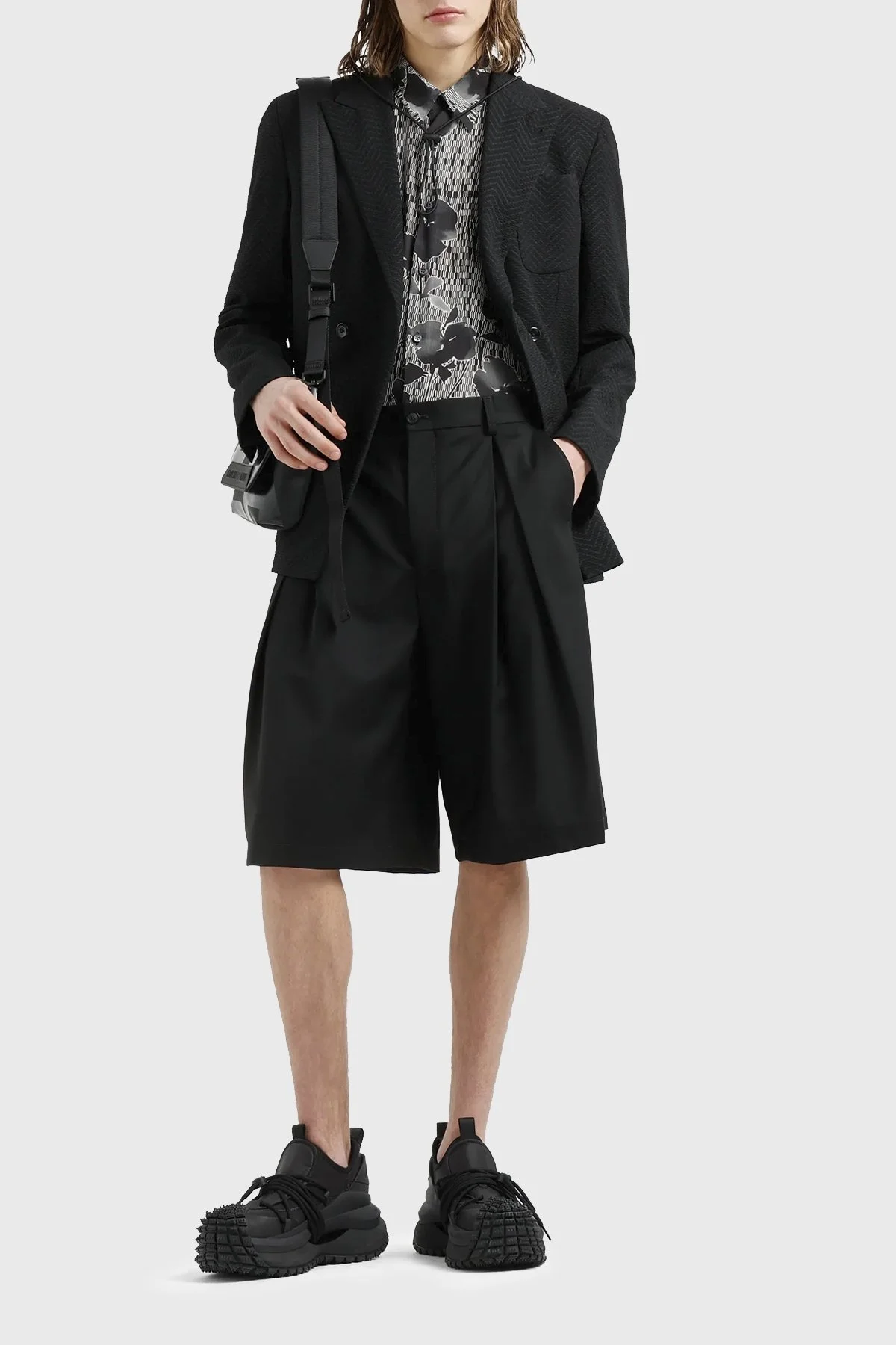 Emporio Armani Relaxed Fit Cepli Kısa Kollu Erkek Gömlek E31F10 F1343 991 SİYAH - 3