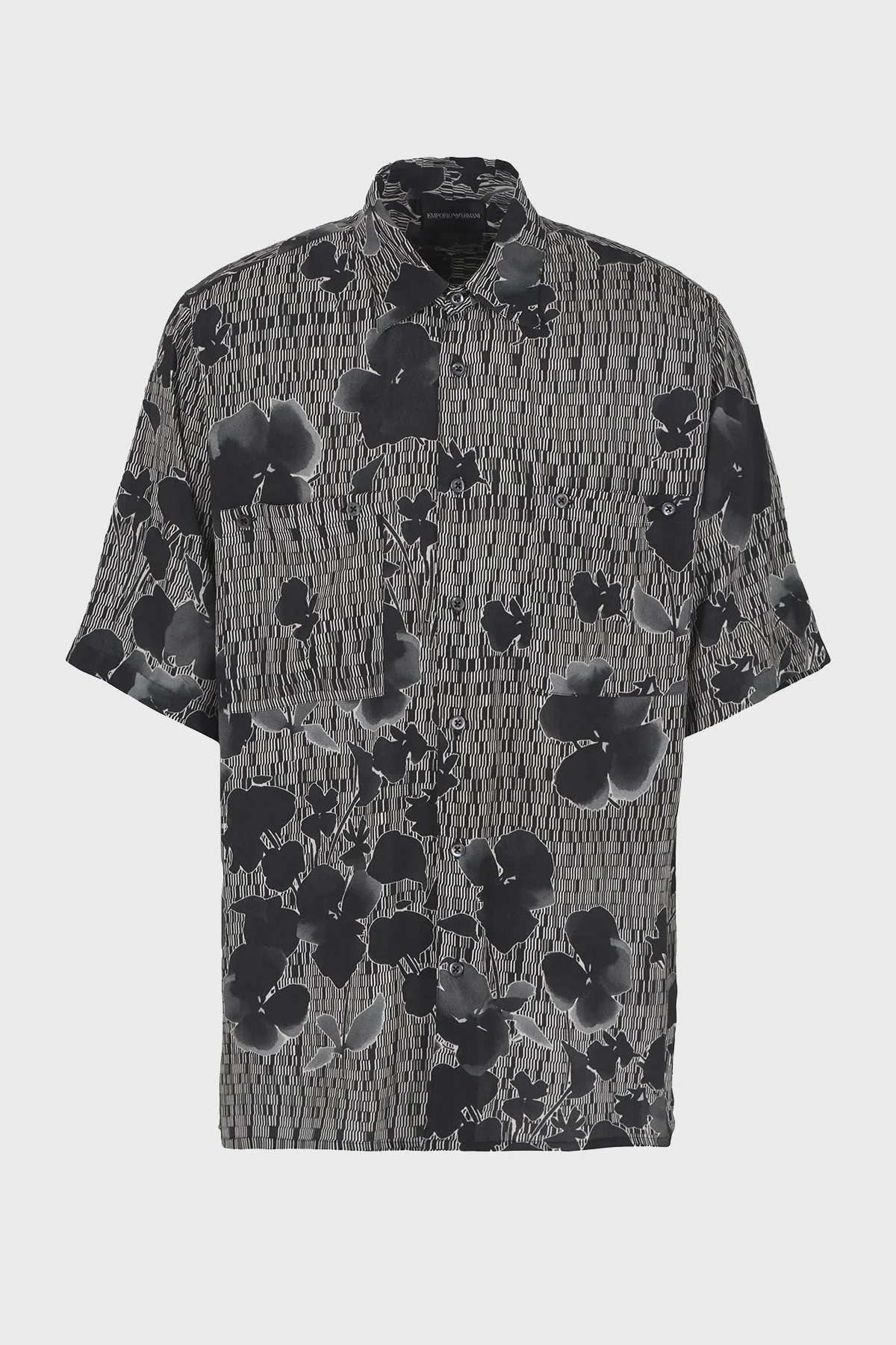 Emporio Armani Relaxed Fit Cepli Kısa Kollu Erkek Gömlek E31F10 F1343 991 SİYAH - 5