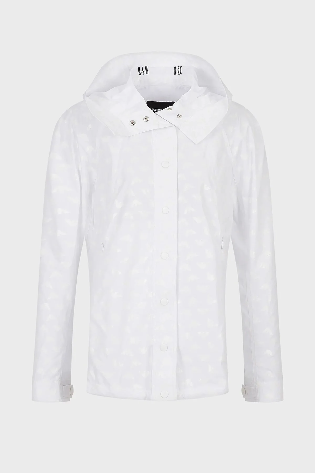 Emporio Armani Relaxed Fit Kapüşonlu Mevsimlik Bayan Mont 3R2B62 2NKZZ F105 BEYAZ - 12