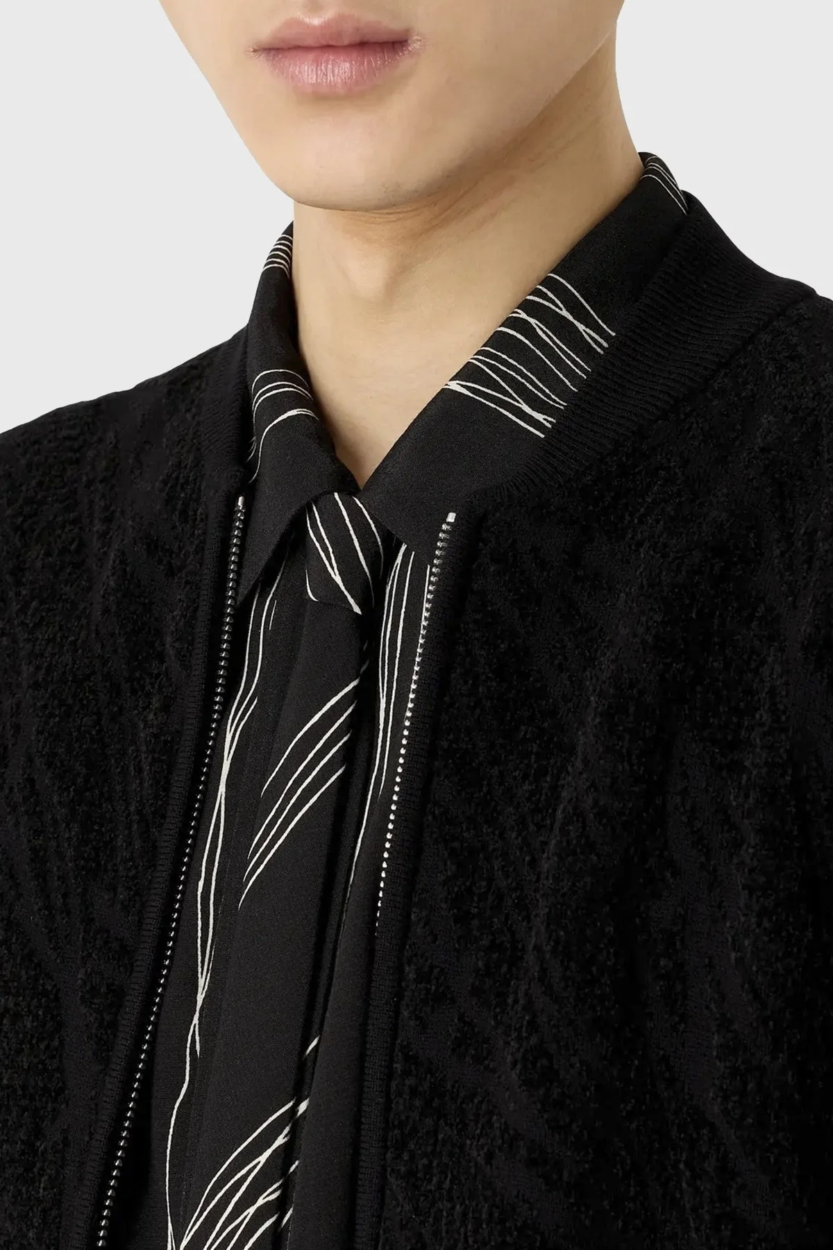 Emporio Armani Relaxed Fit Kısa Kollu Erkek Gömlek E31F25 F1022 999 SİYAH - 2