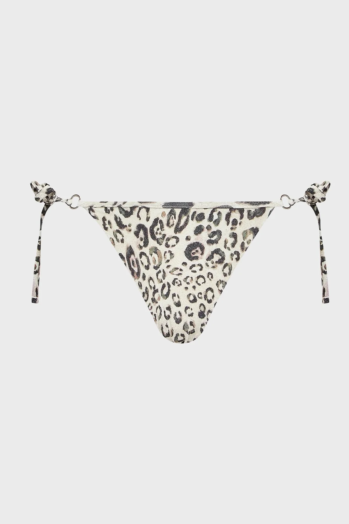 Emporio Armani Simli Dolgusuz Bağlama Detaylı Kadın Bikini 262686 3R302 09311 KAHVE - 5