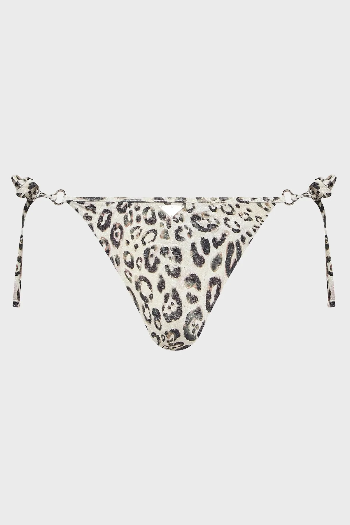 Emporio Armani Simli Dolgusuz Bağlama Detaylı Kadın Bikini 262686 3R302 09311 KAHVE - 6