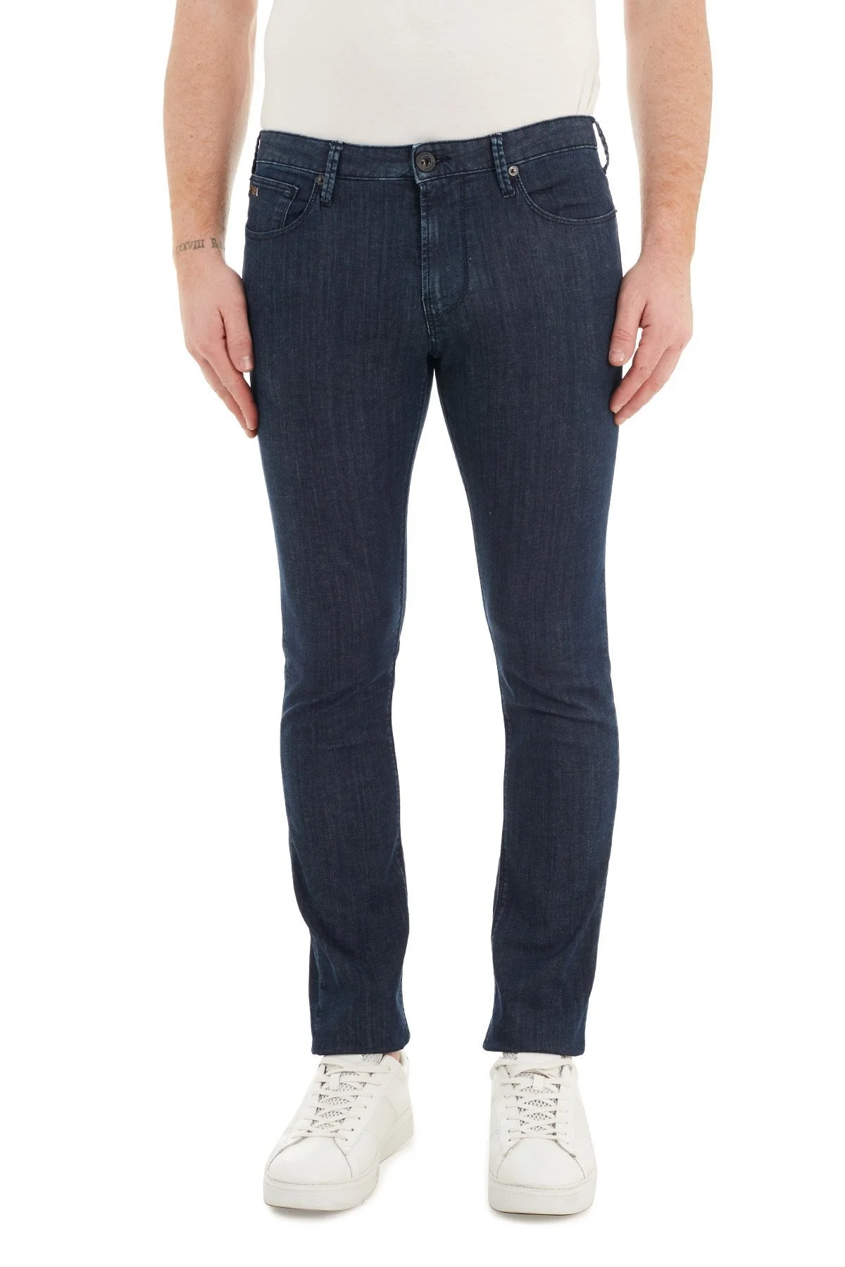Emporio Armani Slim Fit Cepli Pamuklu J06 Jeans Erkek Kot Pantolon 3K1J06 1D5PZ 0942 LACİVERT - 2