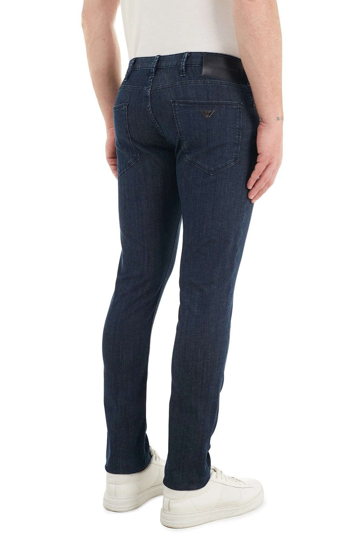 Emporio Armani Slim Fit Cepli Pamuklu J06 Jeans Erkek Kot Pantolon 3K1J06 1D5PZ 0942 LACİVERT - 3