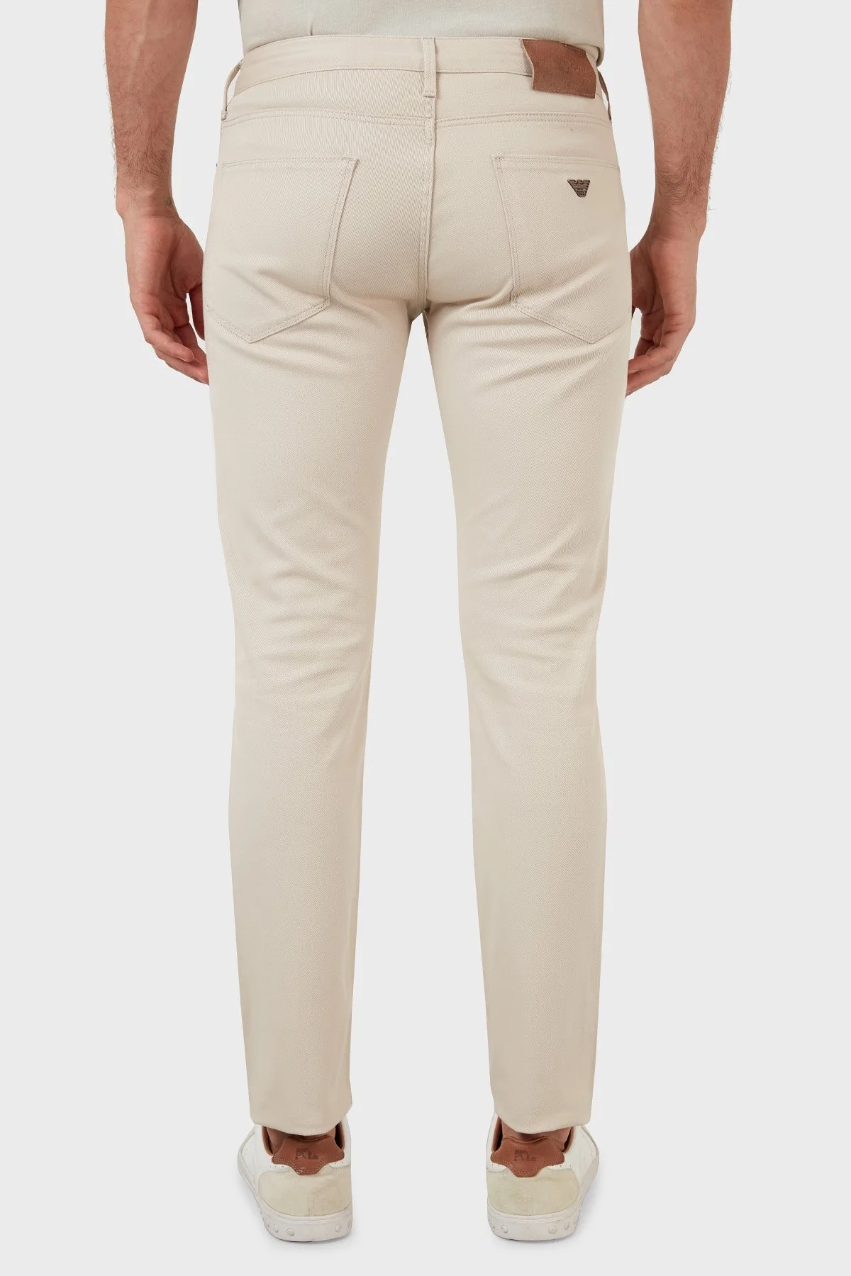 Emporio Armani Slim Fit Cepli Pamuklu Jeans Erkek Kot Pantolon 8N1J06 1NJ9Z 0142 AÇIK BEJ - 5
