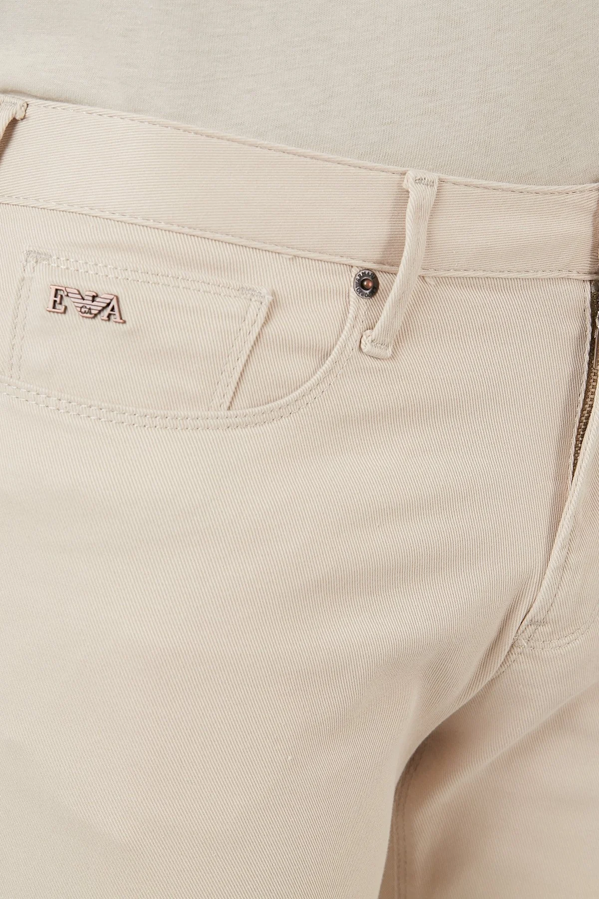 Emporio Armani Slim Fit Cepli Pamuklu Jeans Erkek Kot Pantolon 8N1J06 1NJ9Z 0142 AÇIK BEJ - 6